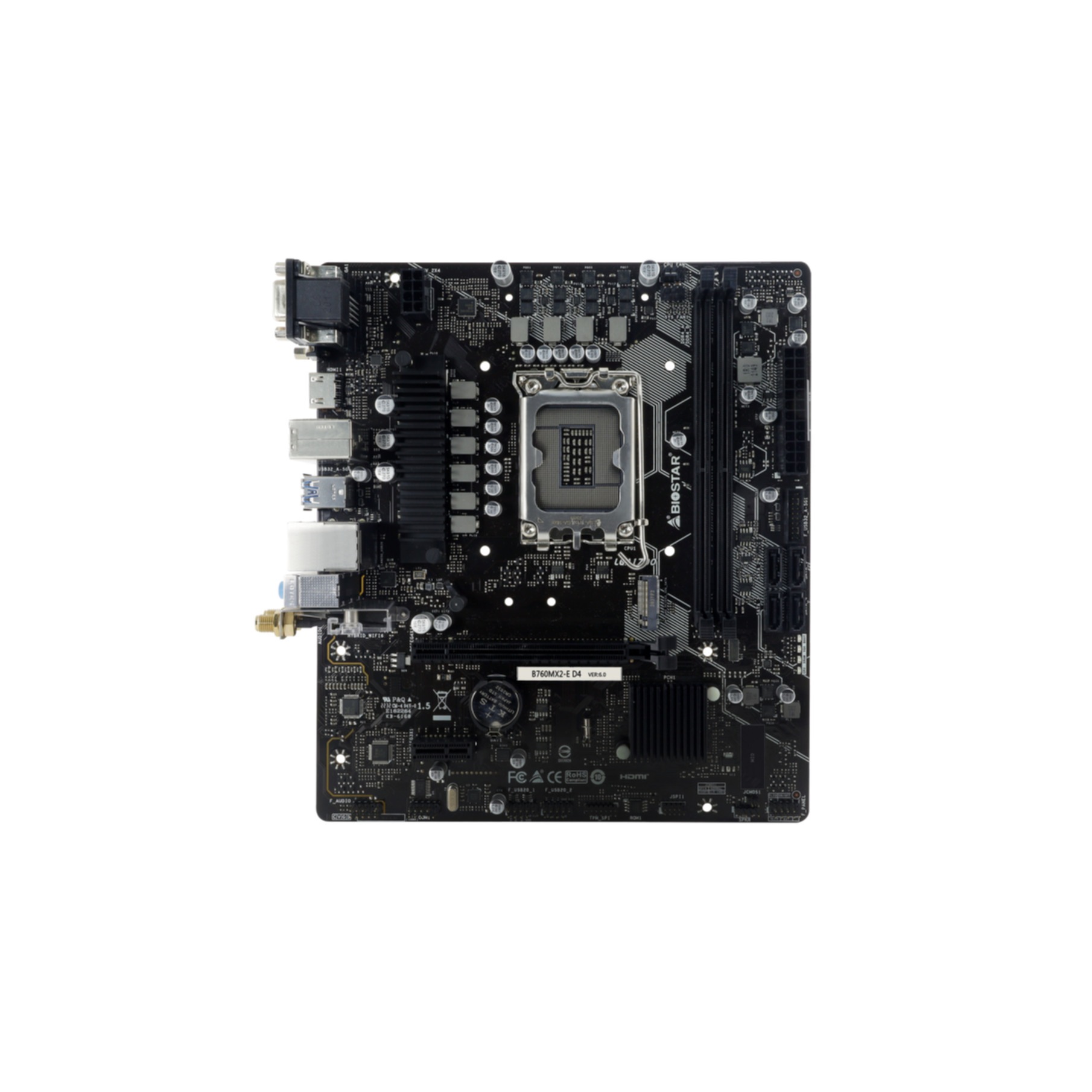 Biostar Mainboard »B760MX2-E D4«