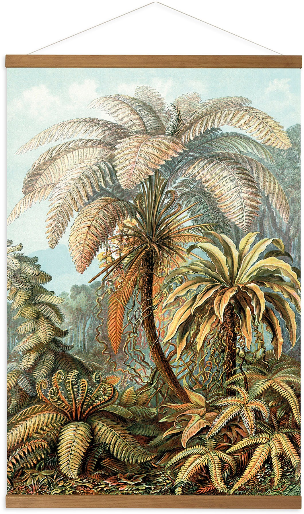 Art for the home Leinwandbild "Jungle Filicinae", (1 St.), Luxus Kakemono L günstig online kaufen