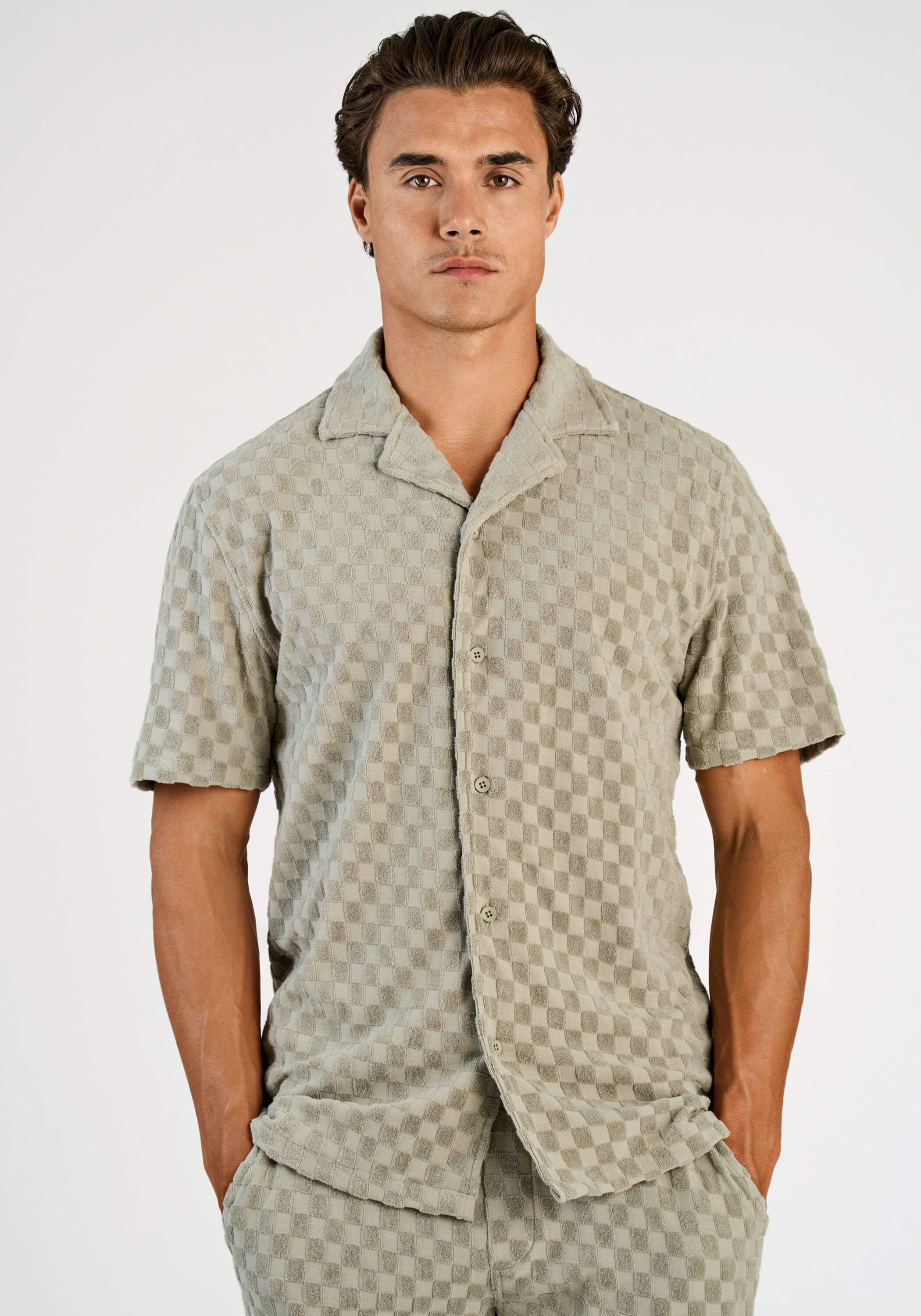 LINDBERGH Kurzarmhemd "Freizeithemd (Kurzarm) Relaxed Fit"