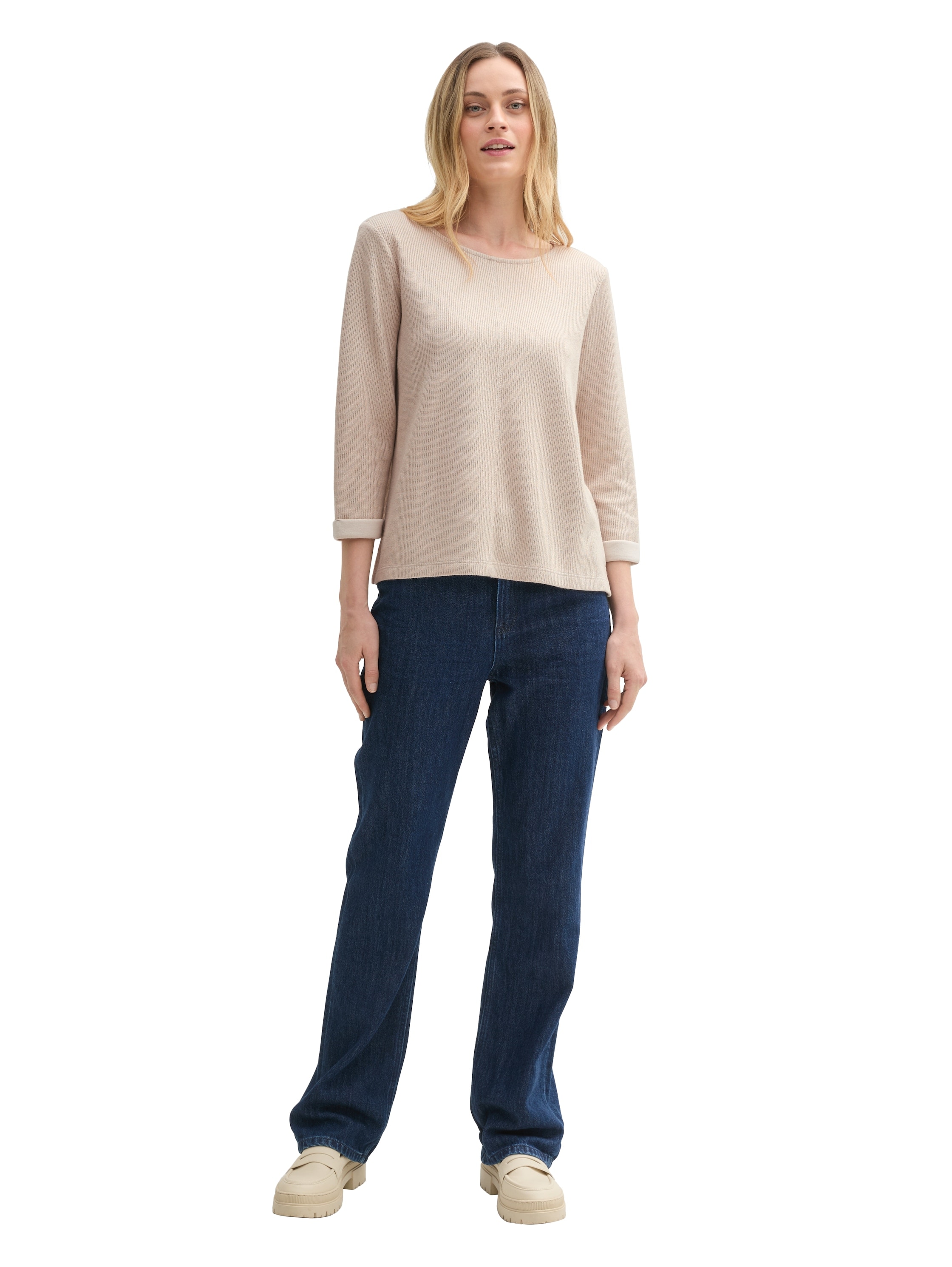 TOM TAILOR Sweatshirt, in Melange Optik