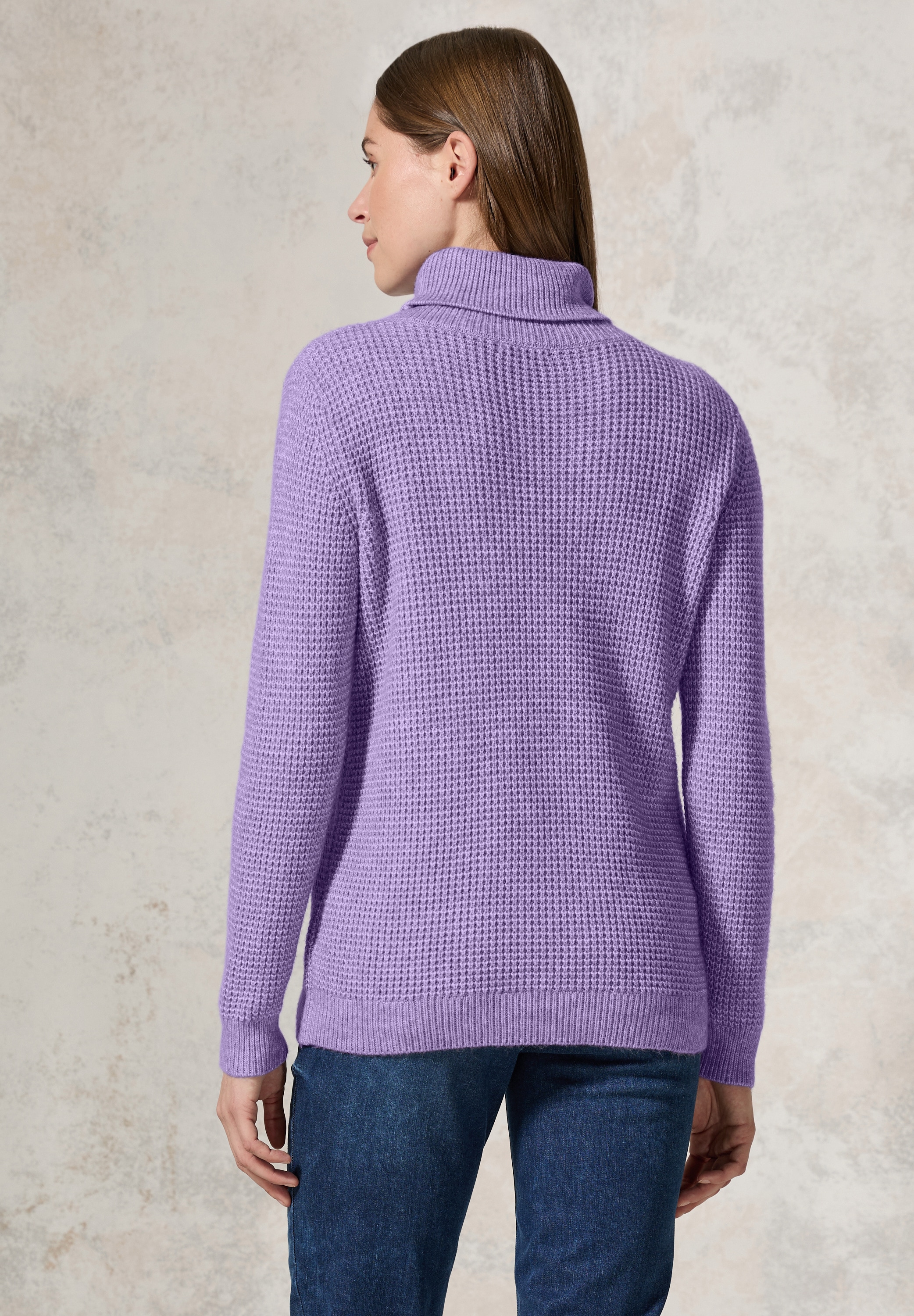 Cecil Rollkragenpullover, im soften Baumwoll-Mix