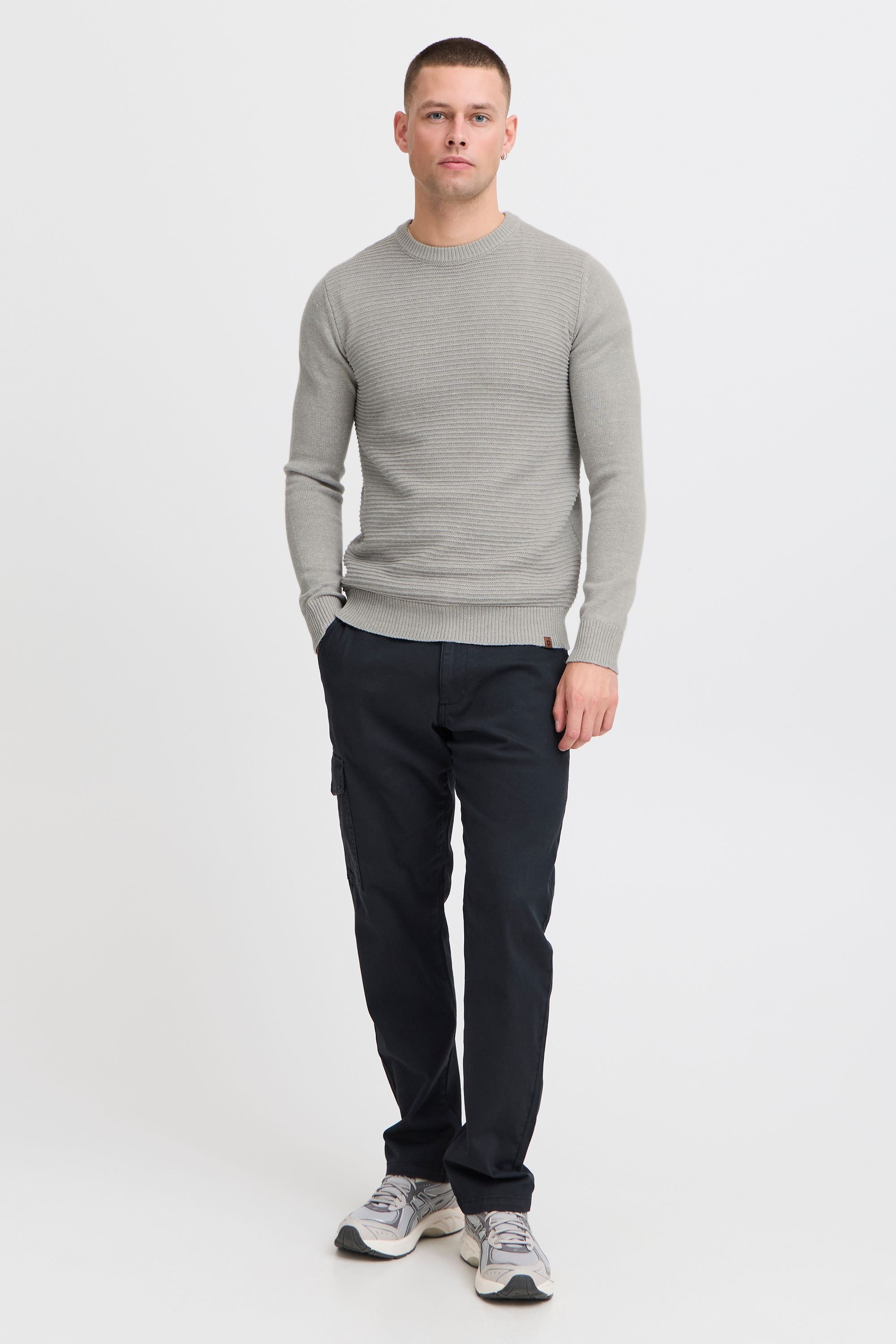 Indicode Strickfleece-Pullover "Strickpullover IDRicardo" günstig online kaufen