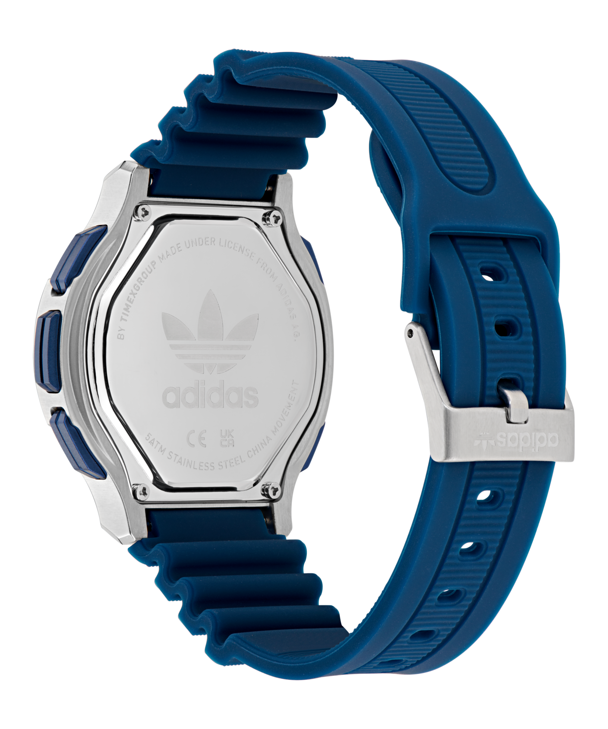 adidas Originals Chronograph »EXPRESSION THREE DIGITAL«, Quarzuhr, Armbanduhr, Herrenuhr, Damenuhr,Silikonarmband,Stoppfunktion