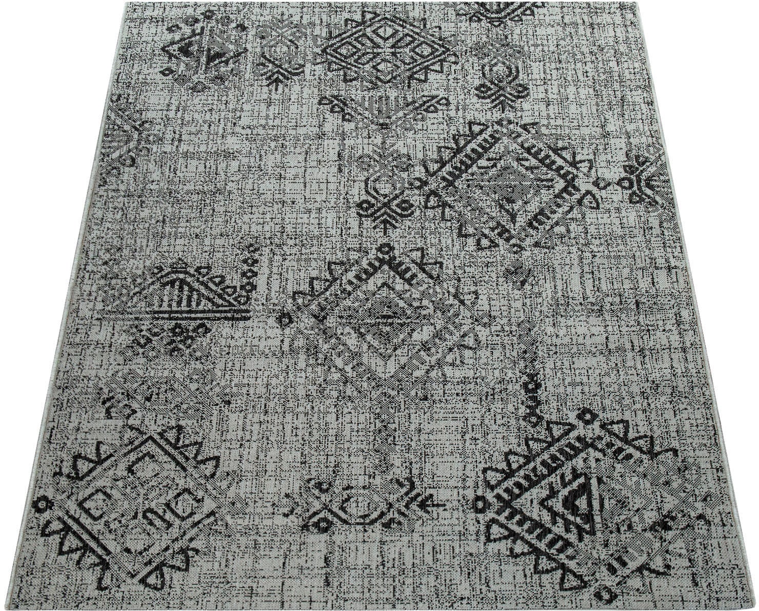 Paco Home Teppich »Coco Flachgewebe, Vintage und Rauten BAUR geeignet Muster, rechteckig, | Outdoor Design, In- 204«
