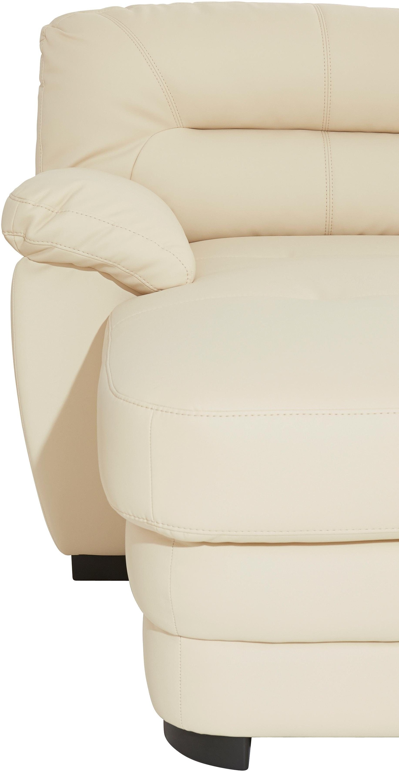 COTTA Polstergarnitur »Royale U-Form«, (Set), Set bestehend aus: Wohnlandschaft & Hocker