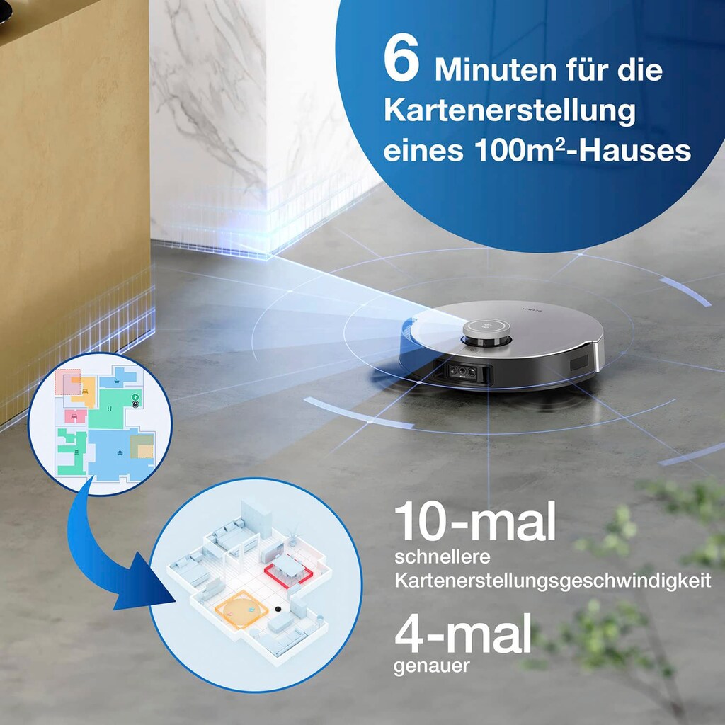 ECOVACS Nass-Trocken-Saugroboter »DEEBOT X1 OMNI,«