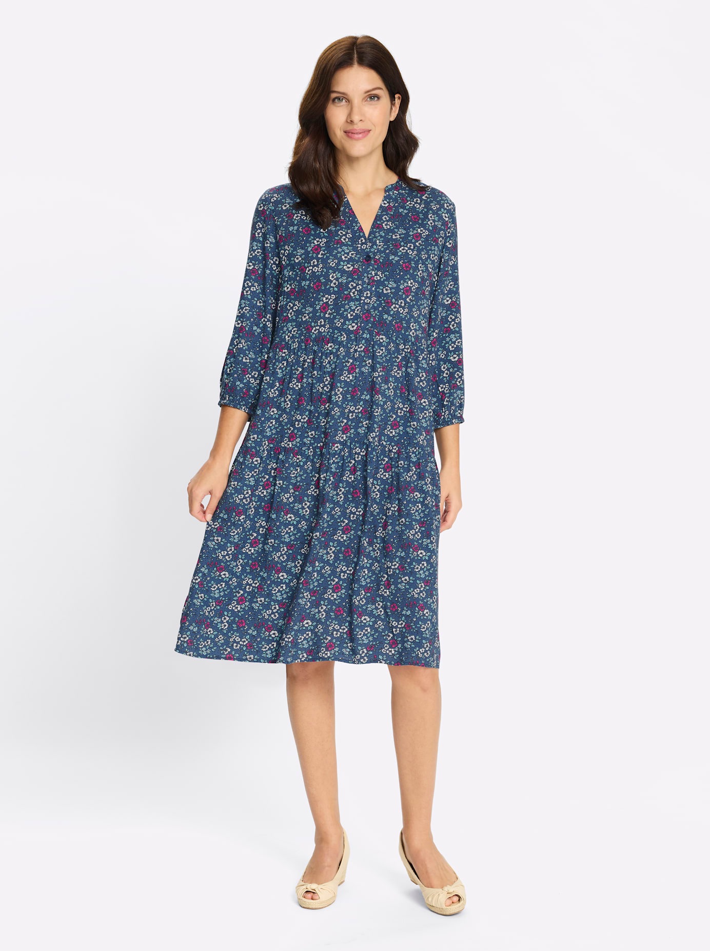 Classic Basics A-Linien-Kleid "Stufenkleid" günstig online kaufen