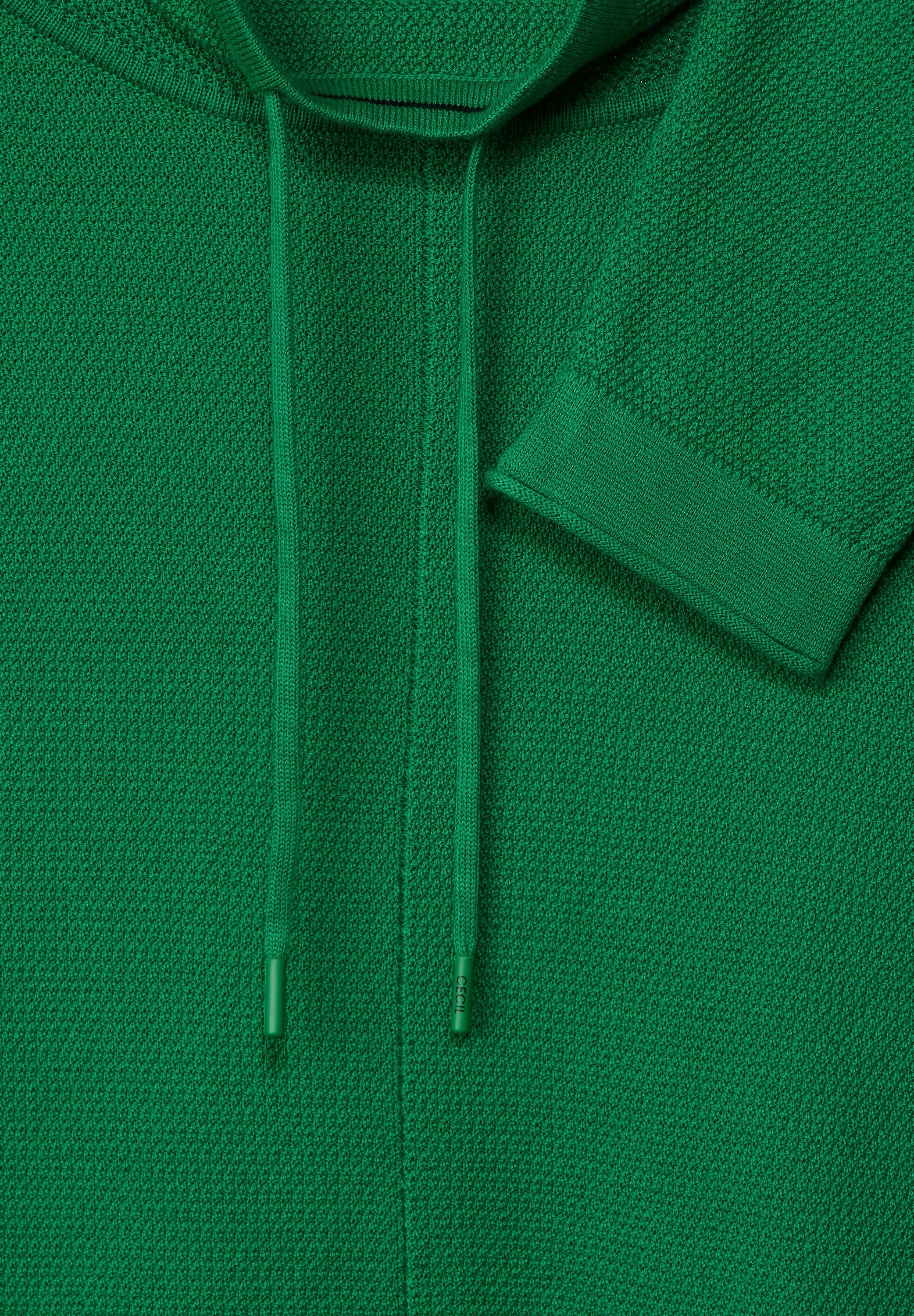 Cecil Stehkragenpullover, mit Strick-Struktur