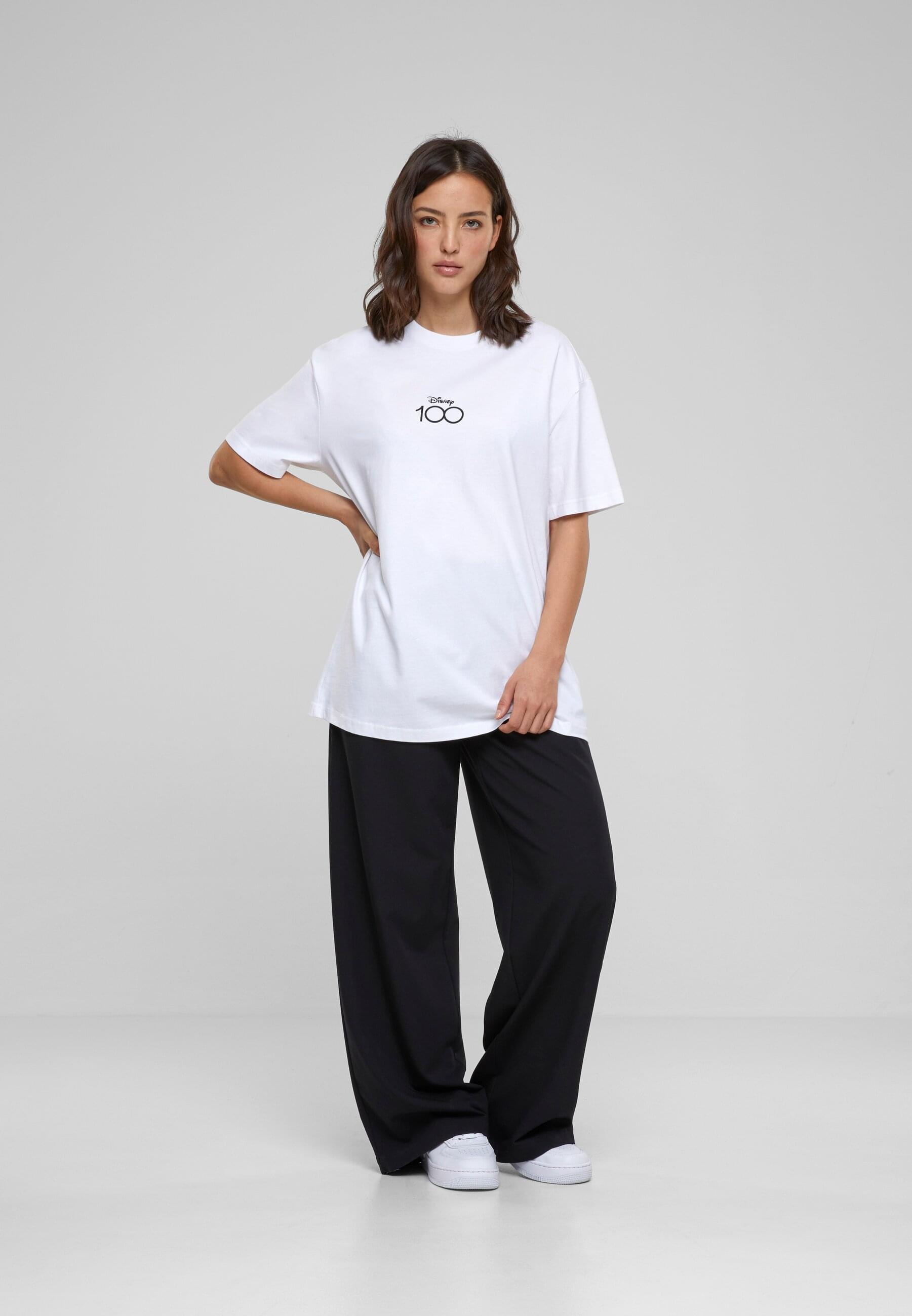 Merchcode T-Shirt »Merchcode Damen Ladies Disney 100 Girl Gang Tee«, (1 tlg.)