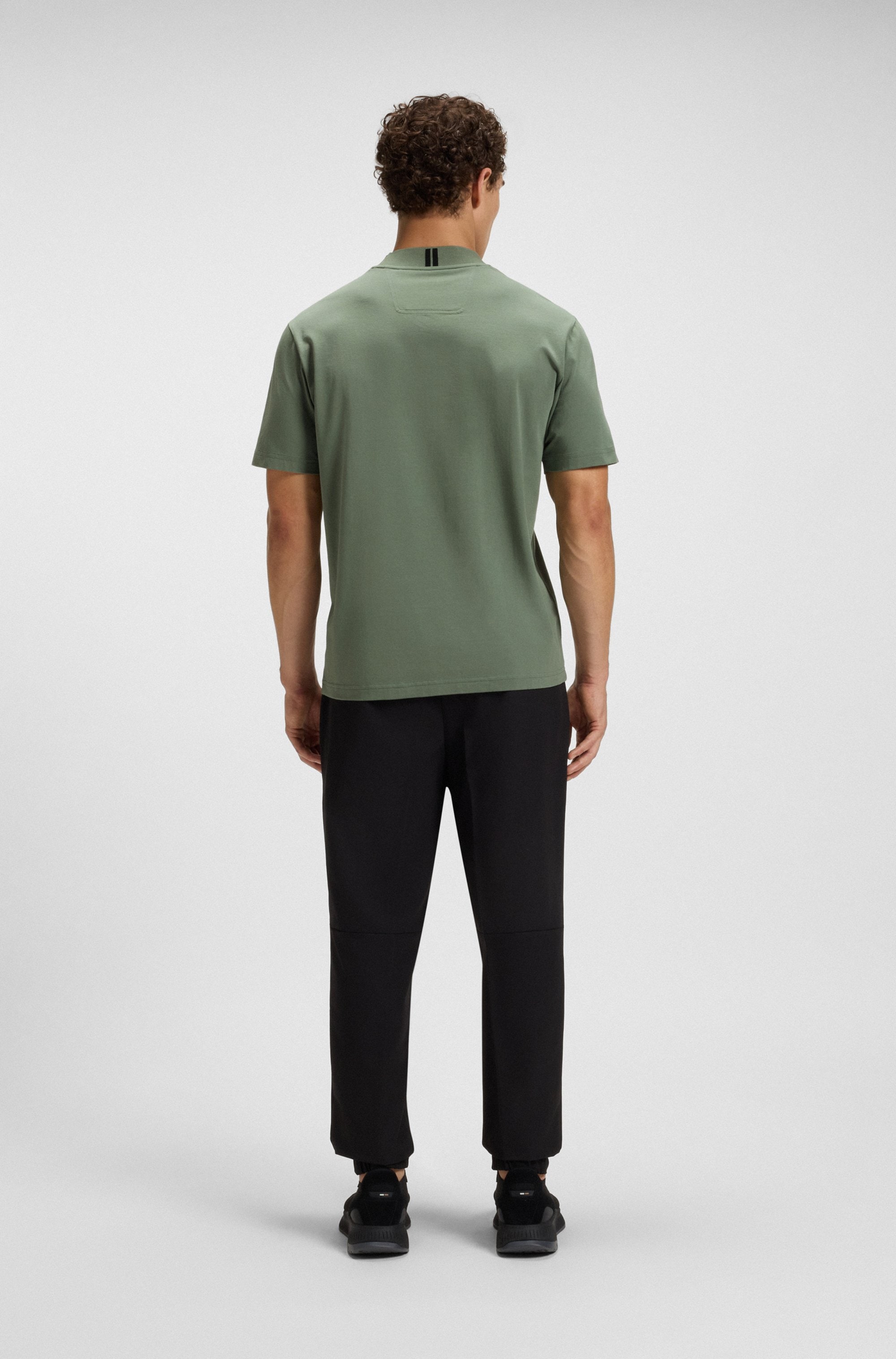 BOSS GREEN T-Shirt »Tee Collar Zone«, mit Logo am Ausschnitt