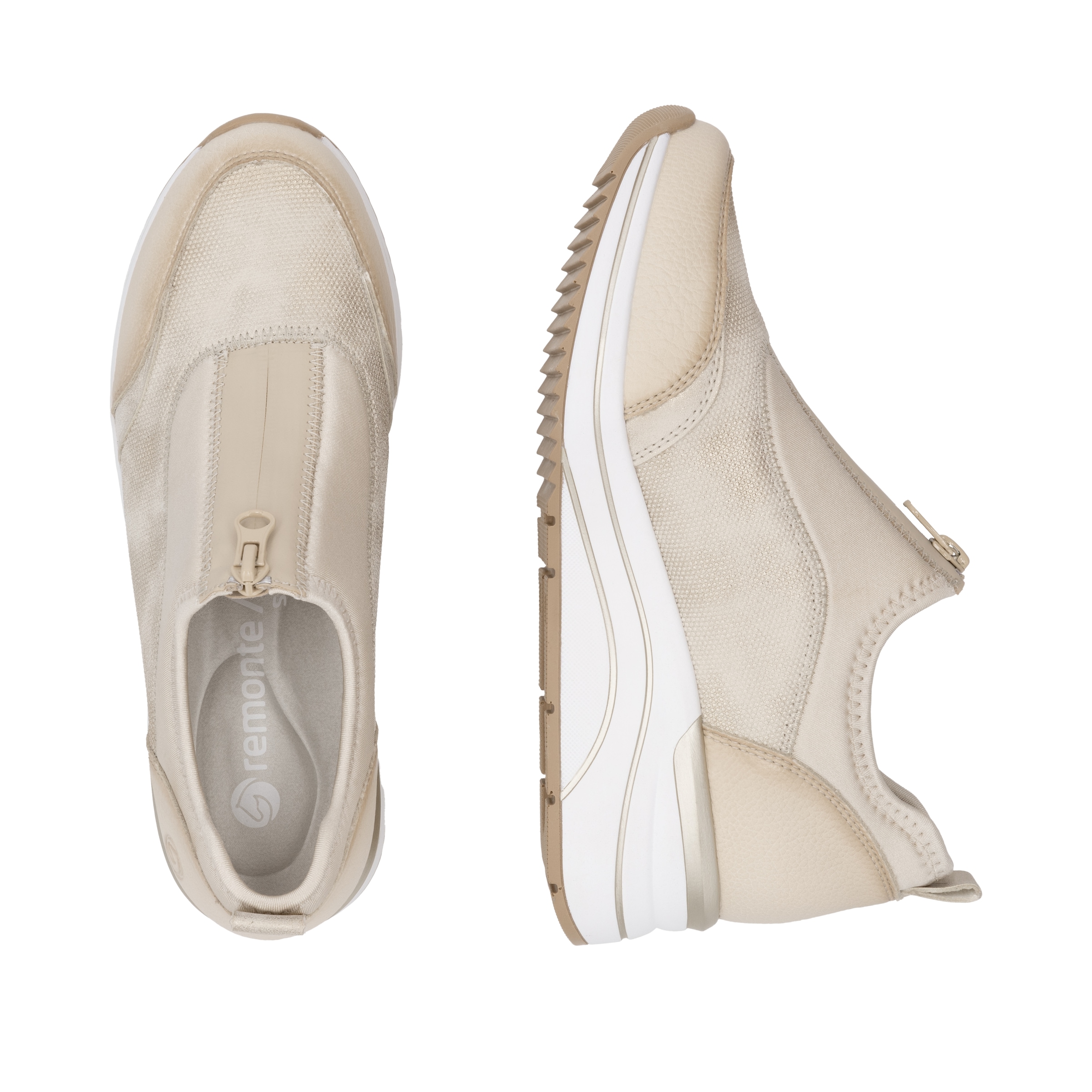 Remonte Slip-On Sneaker, Freizeitschuh, Halbschuh, Slipper in veganer Verarbeitung