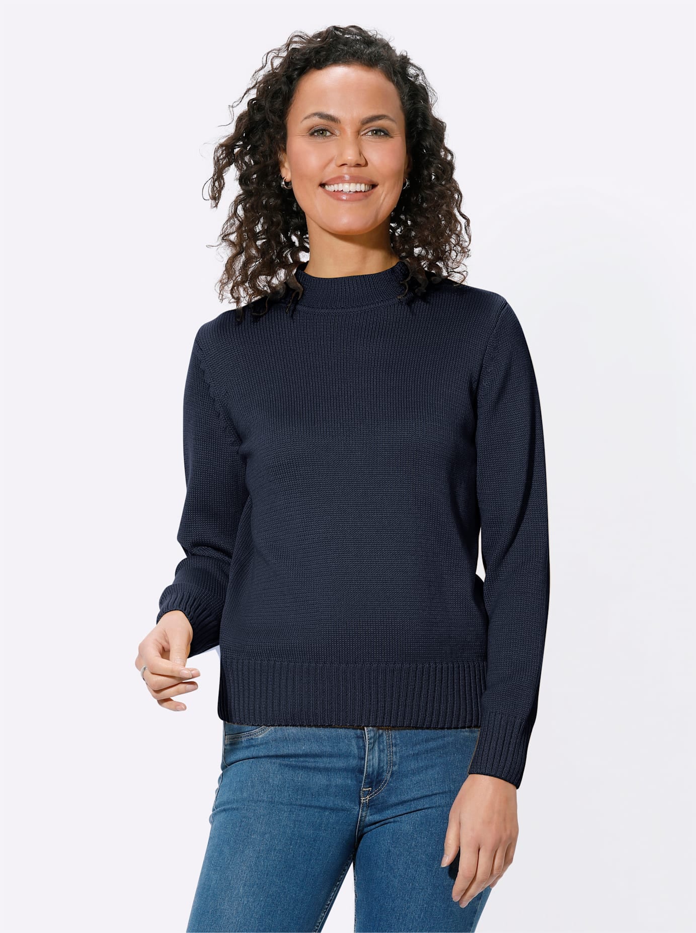 Casual Looks Stehkragenpullover »Pullover«