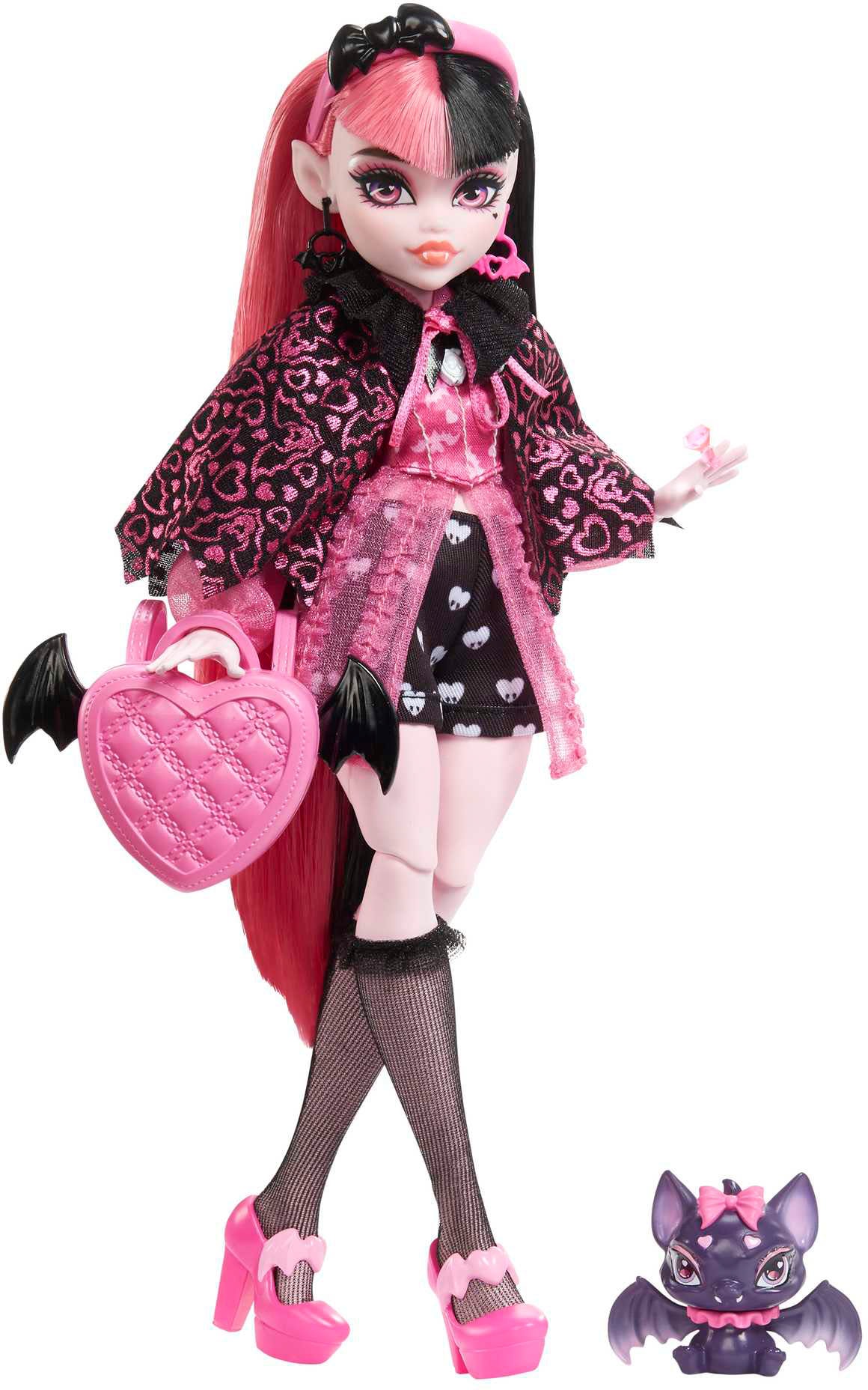 MonsterHigh™ Anziehpuppe »Draculaura mit Fledermaus«