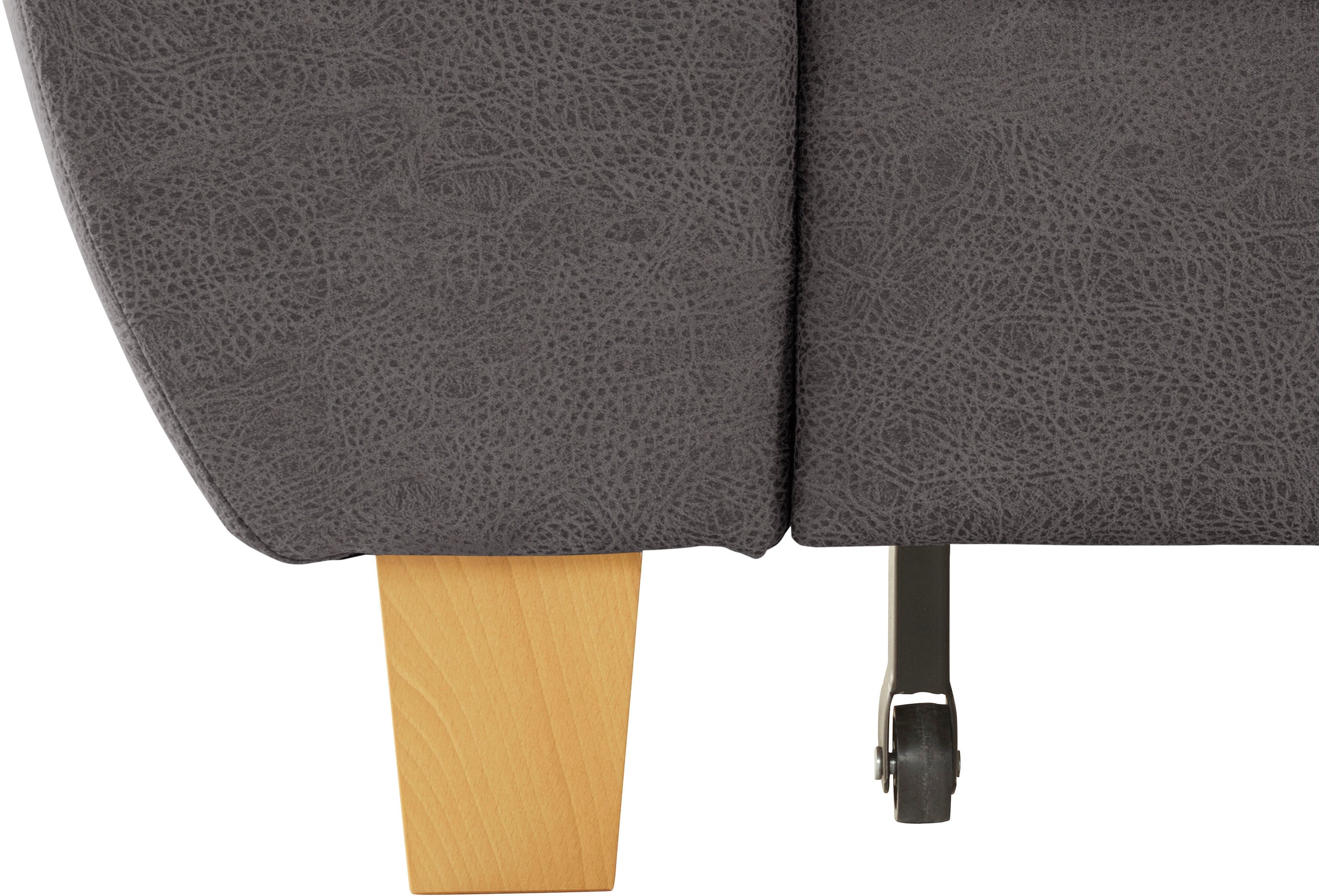 exxpo - sofa fashion Ecksofa »Enya, aufwendige Detailverarbeitung, hoher Sitzkomfort, bequem, L-Form«, mit Kopfteilverstellung, wahlweise Bettfunktion u. Bettkasten