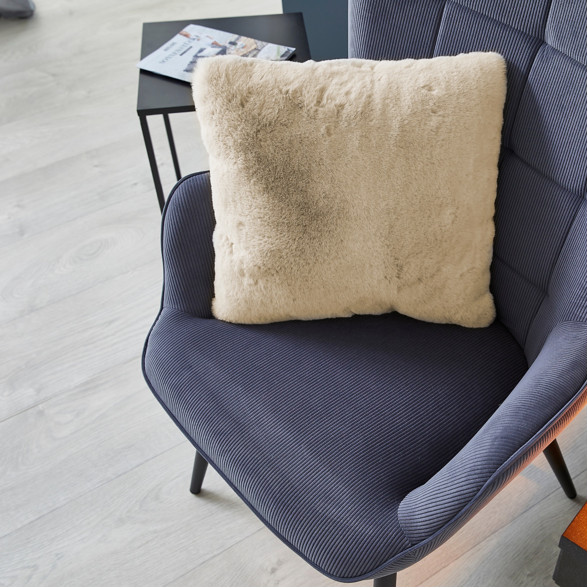 LUXOR living Fellkissen "Dekokissen Novara" Kunstfell, eckig, 40x40 cm, seh günstig online kaufen