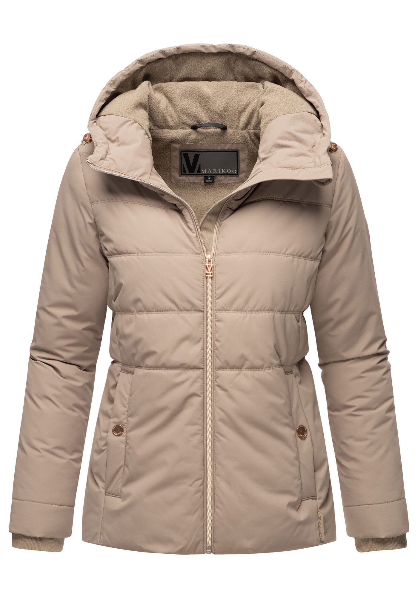 Marikoo Steppjacke »Alemee«, Mit warmen Fleecestoff im Inneren