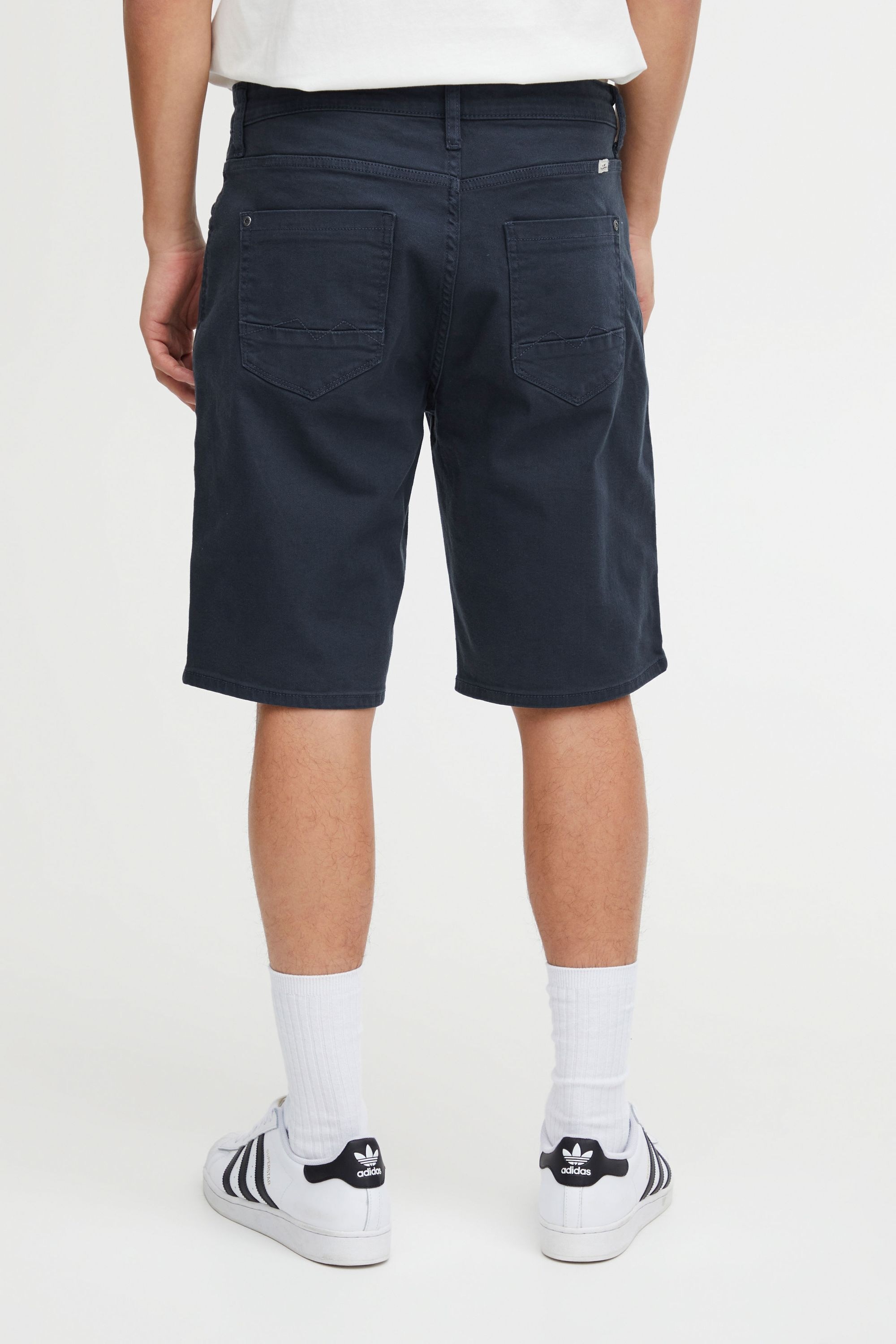 Jeansshorts BLEND "Jeansshorts BHDenimshorts", Herren, Gr. M, N-Gr, blau (marineblaus), Obermaterial: 98% Baumwolle CO. 2% Elasthan EL., Jeans Jeansshorts 6