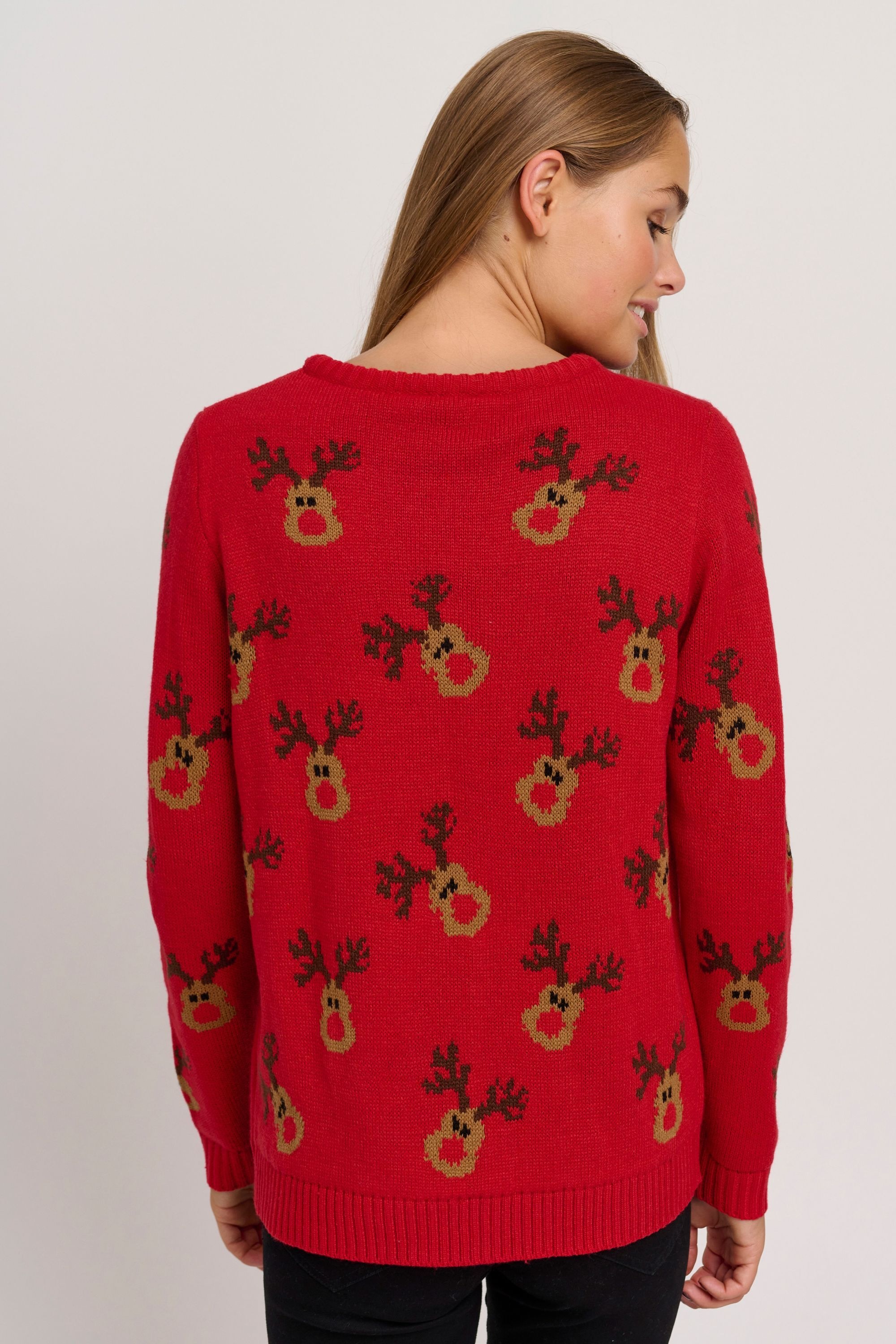 OXMO Strickfleece-Pullover »Strickpullover OXChristel«