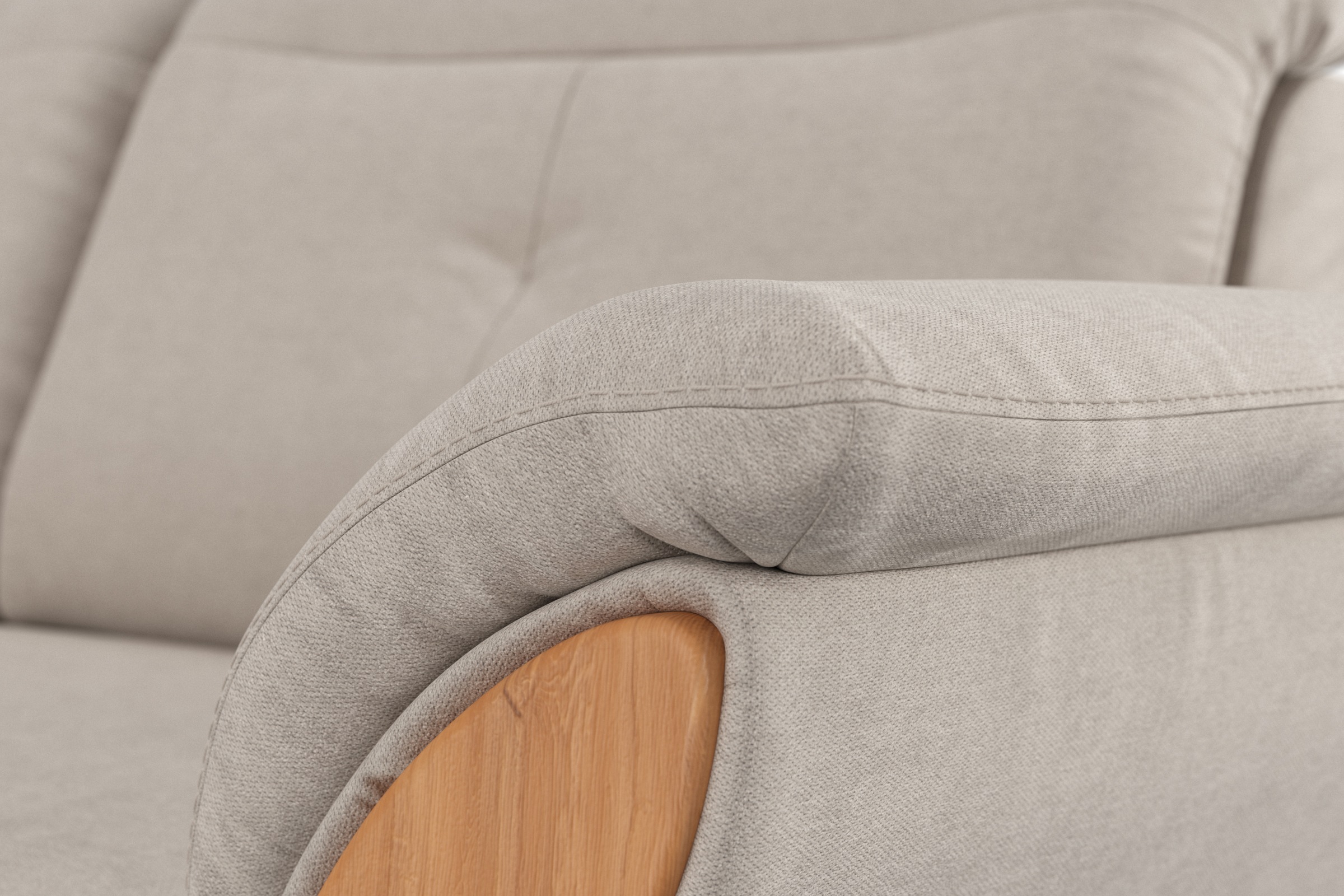 Home affaire Ecksofa »Dangast L-Form«, Kopfteilverstellung, wahlweise mit motorischer Relaxfunktion