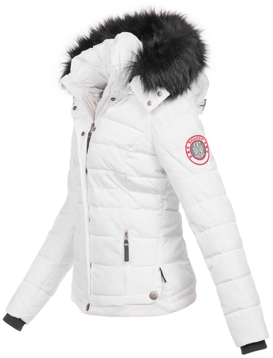 Navahoo Steppjacke »Chloe«, hochwertige Winterjacke mit abnehmbarer Kapuze