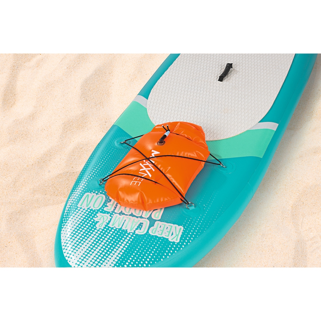 MAXXMEE Inflatable SUP-Board »MAXXMEE Stand-Up Paddle-Board 2021«, (Spar-Set, 7 tlg., mit Paddel, Pumpe und Transportrucksack)