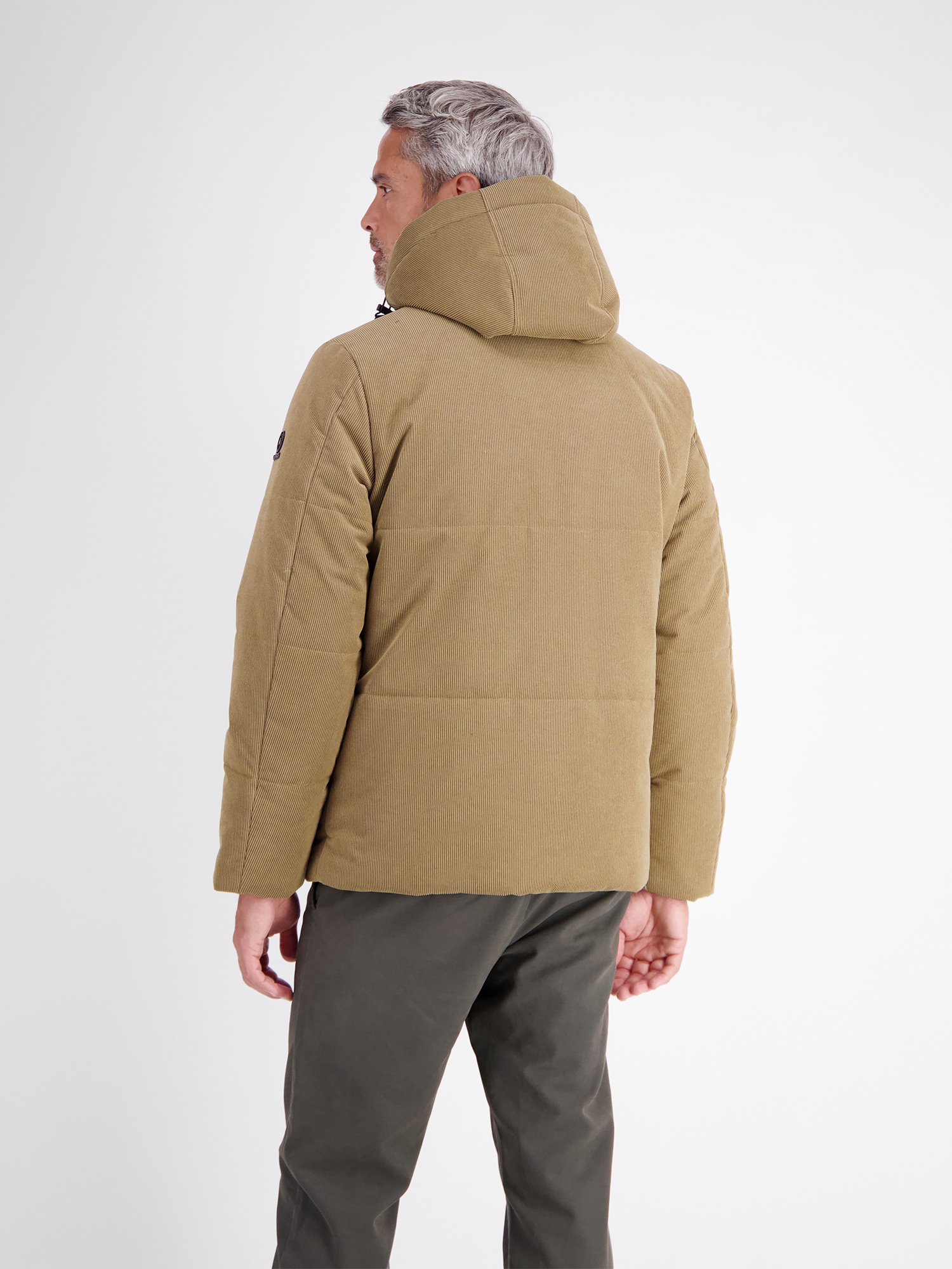LERROS Outdoorjacke »Funktionsjacke aus wind und wasserabweisendem Kordgewebe« mit Kapuze