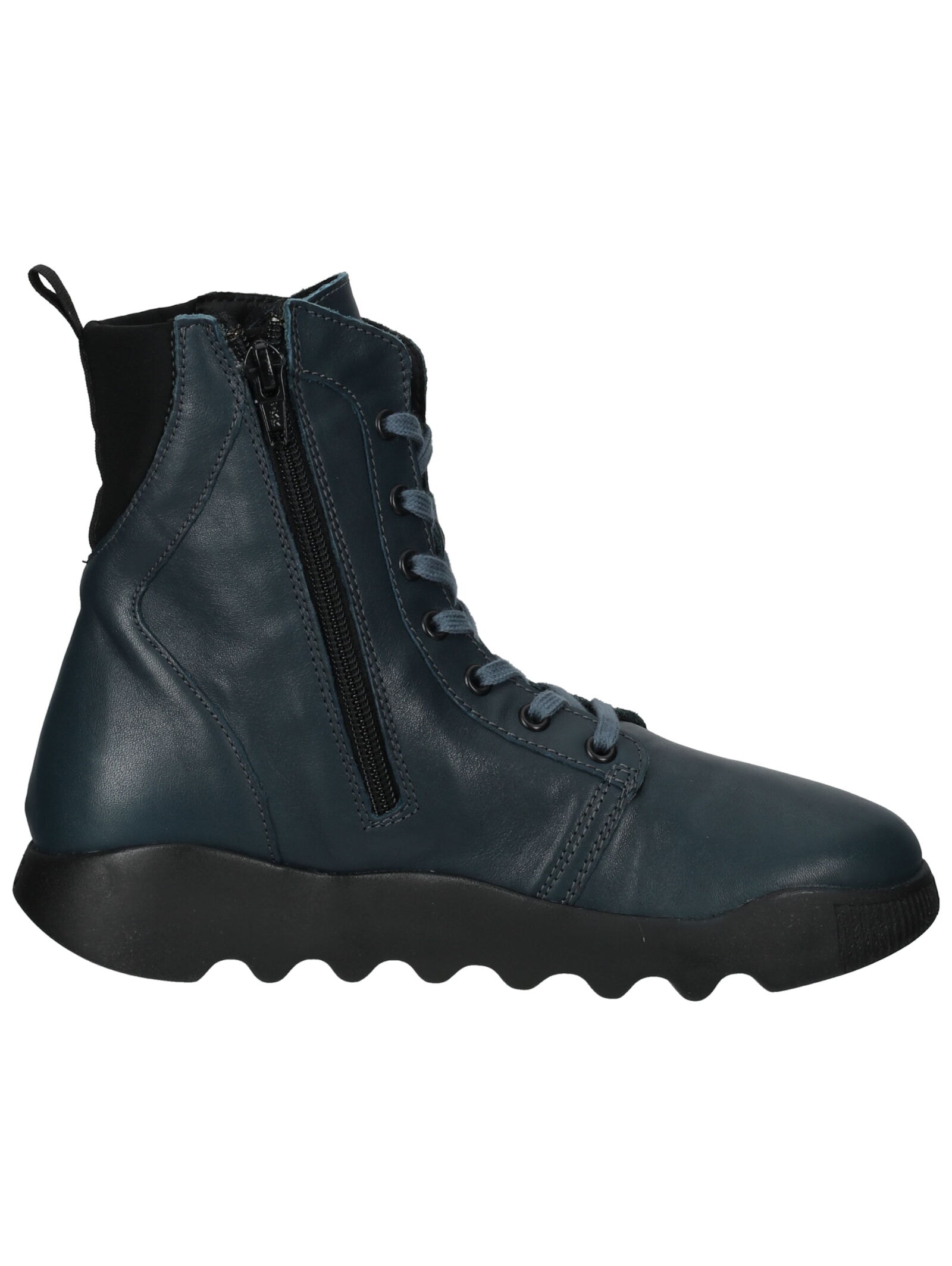 softinos Schnürstiefelette »softinos Stiefelette Leder/Textil«