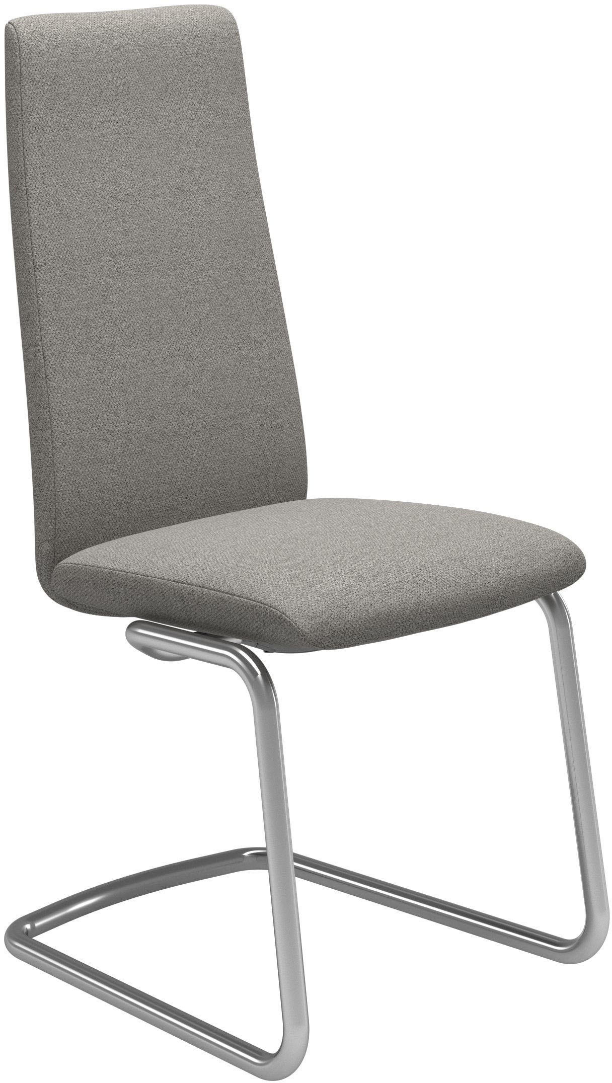 Stressless Polsterstuhl "Laurel", ROHLEDER Stoff Q2 FARON, High Back, Größe M, mit Beinen aus Stahl in Chrom matt