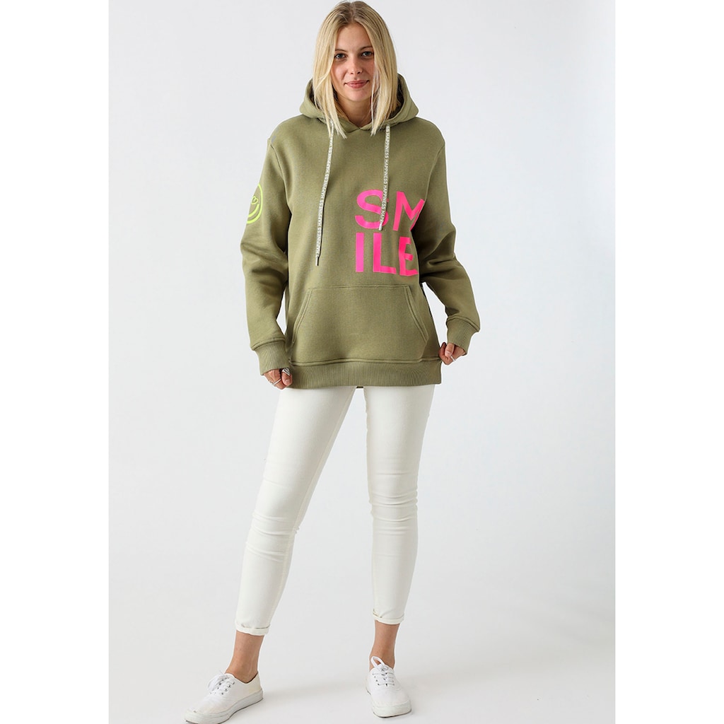 Zwillingsherz Kapuzensweatshirt