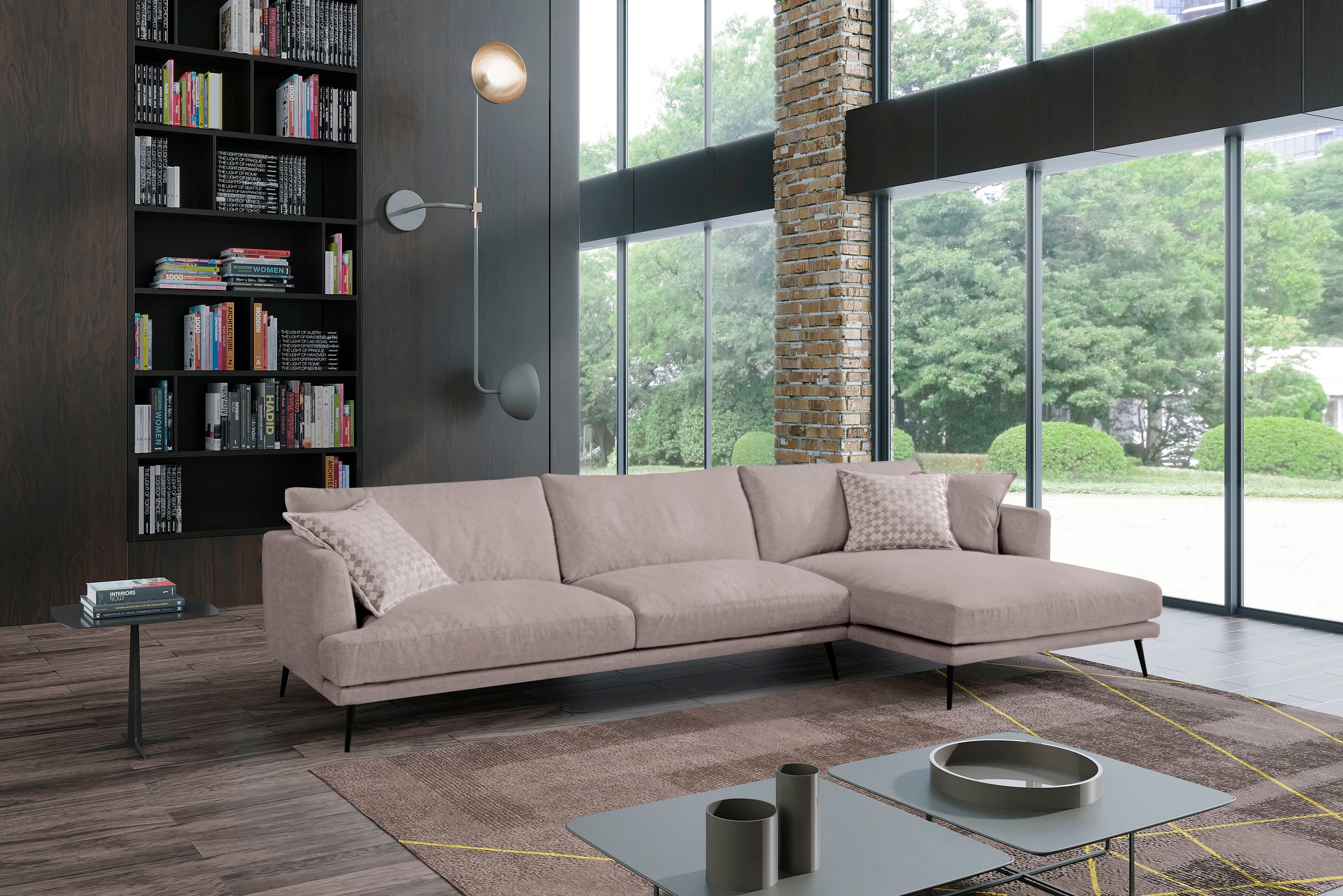 Egoitaliano Ecksofa "Sophia, Designsofa mit extrakomfortablem Sitzkomfort", günstig online kaufen