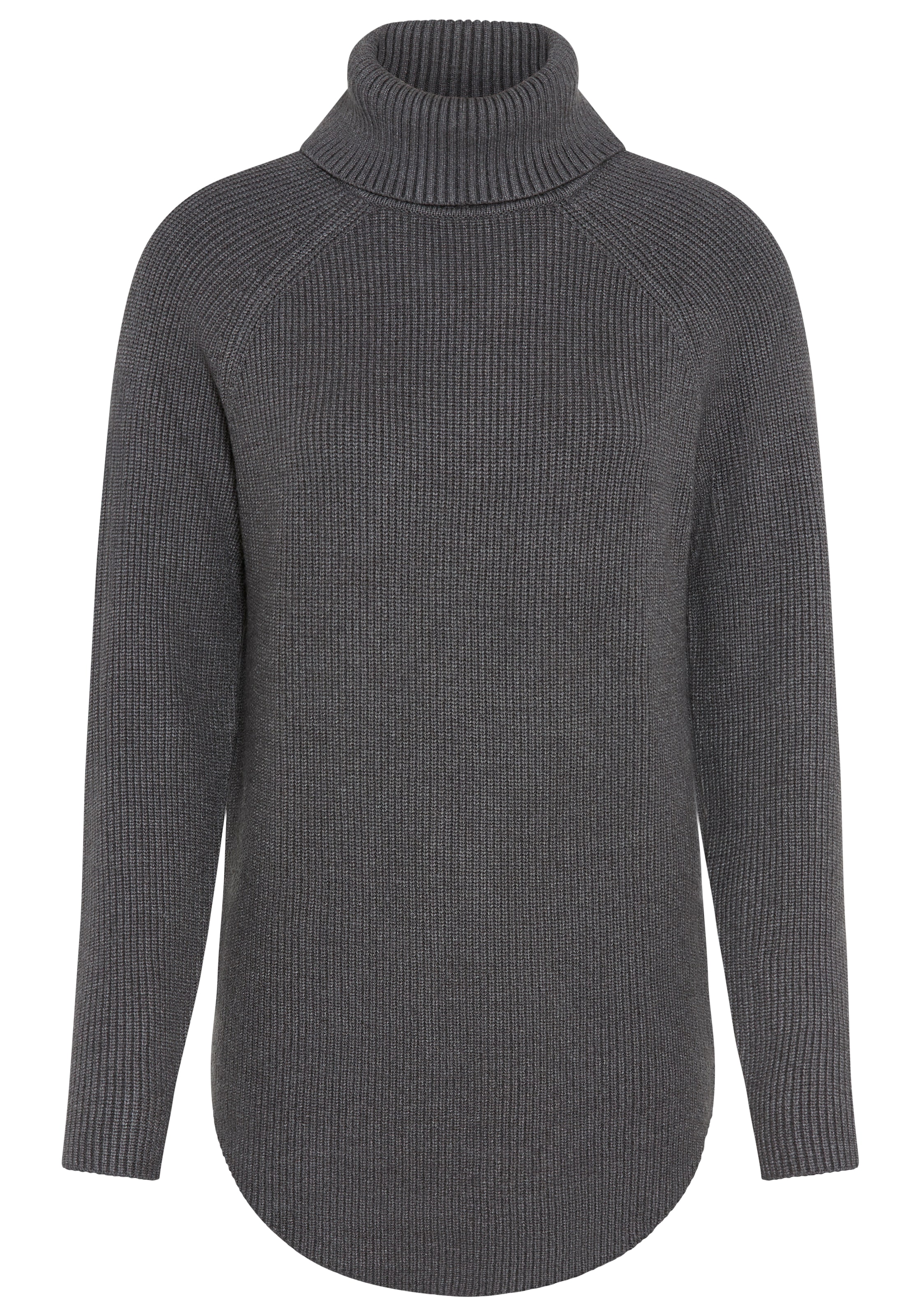 Laura Scott Strickpullover »mit Rollkragen und figurumspielender Passform« aus kuscheliger Viskosemischung