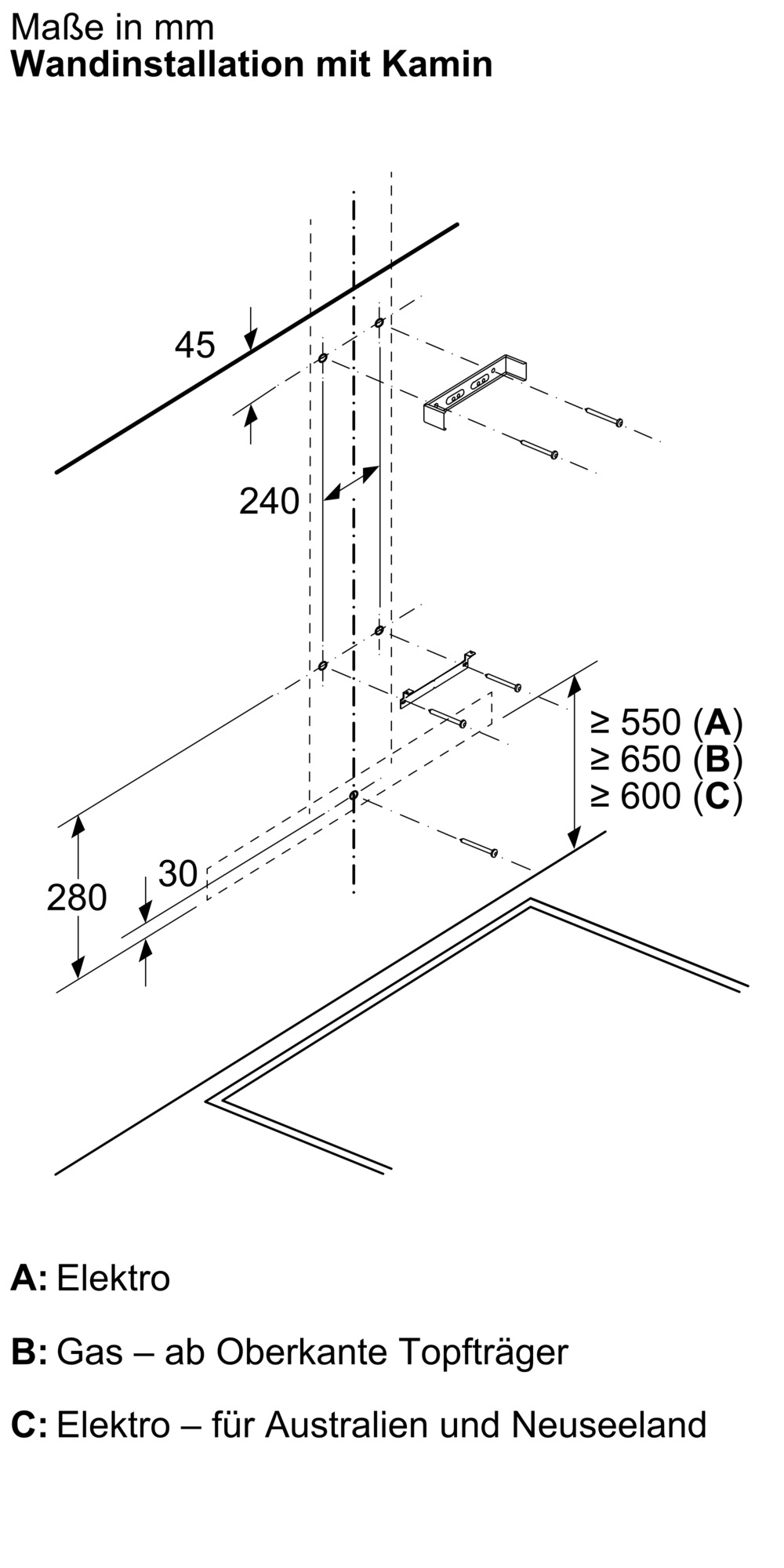 BOSCH Wandhaube »DWB67DN60« Serie Serie 6