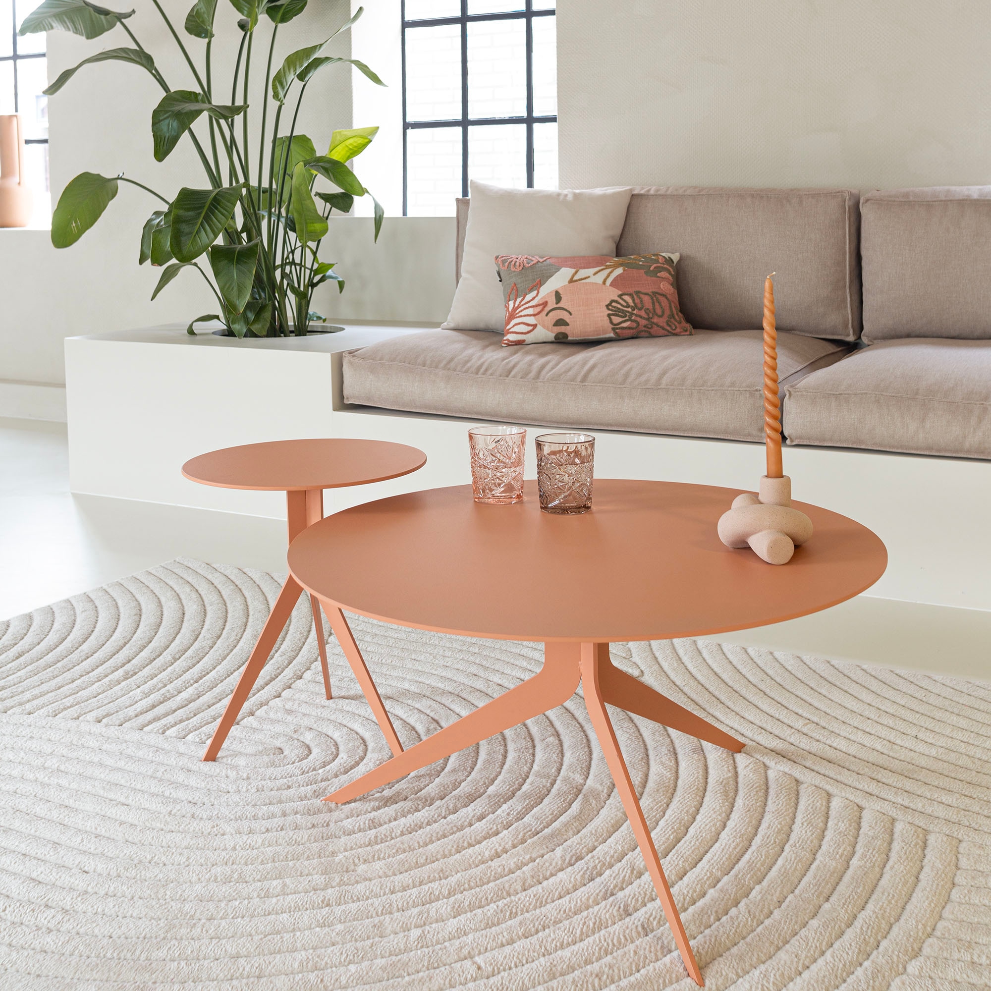 Spinder Design Beistelltisch »DALEY HIGH«, Beistelltisch aus Stahl