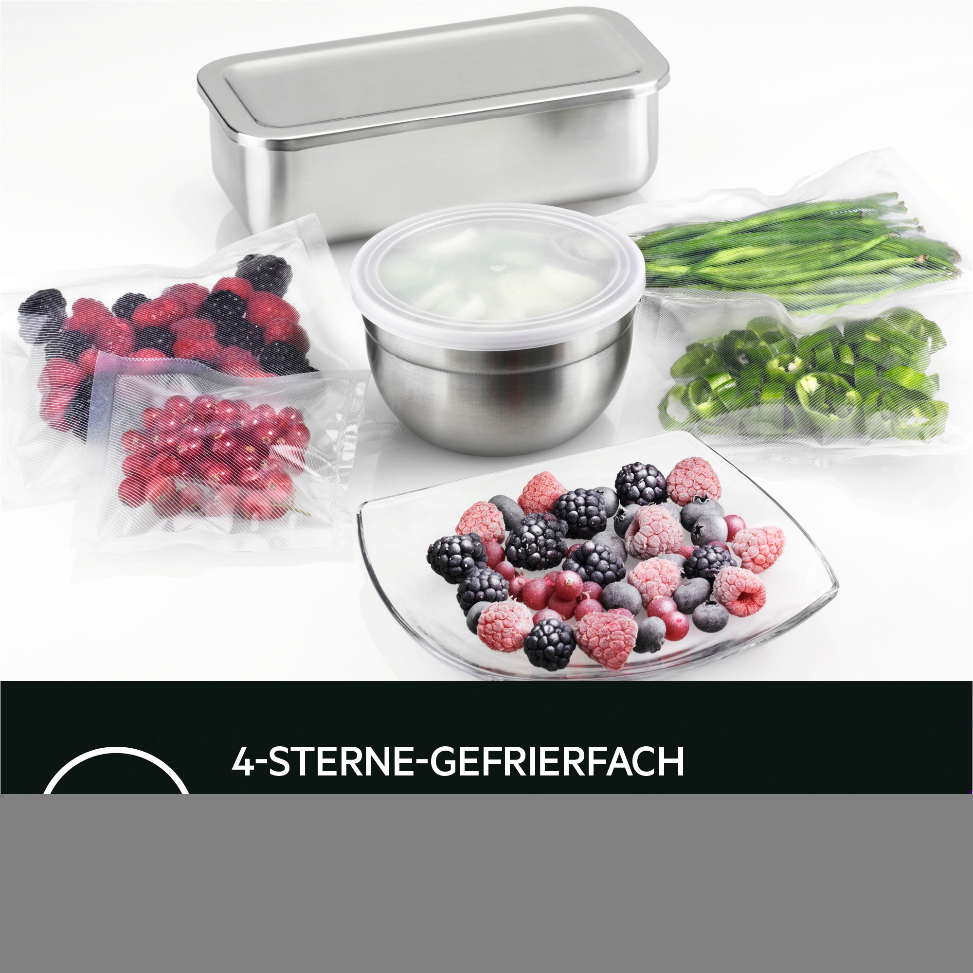 AEG Einbaukühlschrank Serie 5000 »OSF5O881EE«, 124 Liter, 4-Sterne-Gefrierfach, variable Glasablagen, Dekorfähig