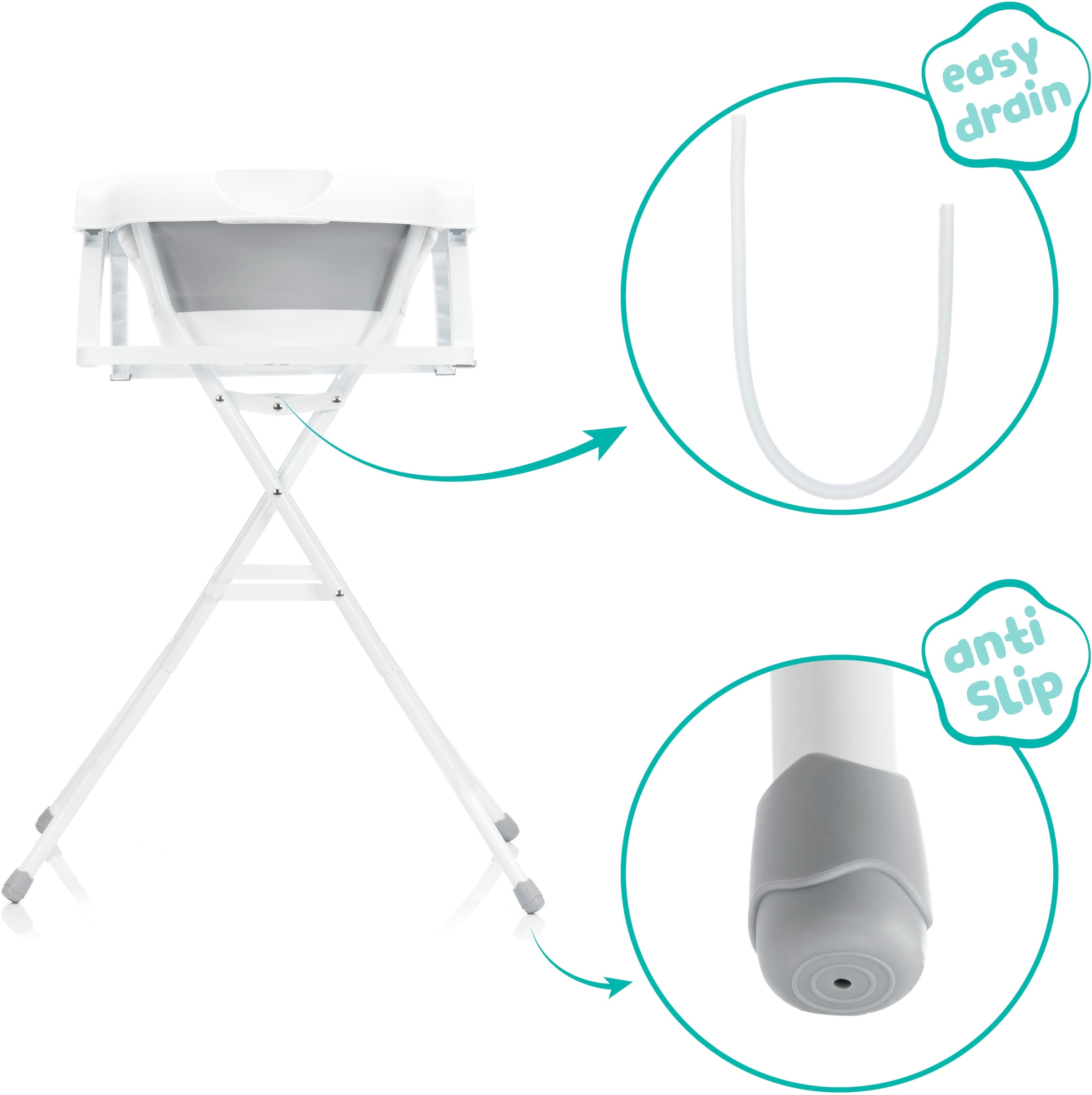 Fillikid Badewanne »Faltbadewanne Stand«