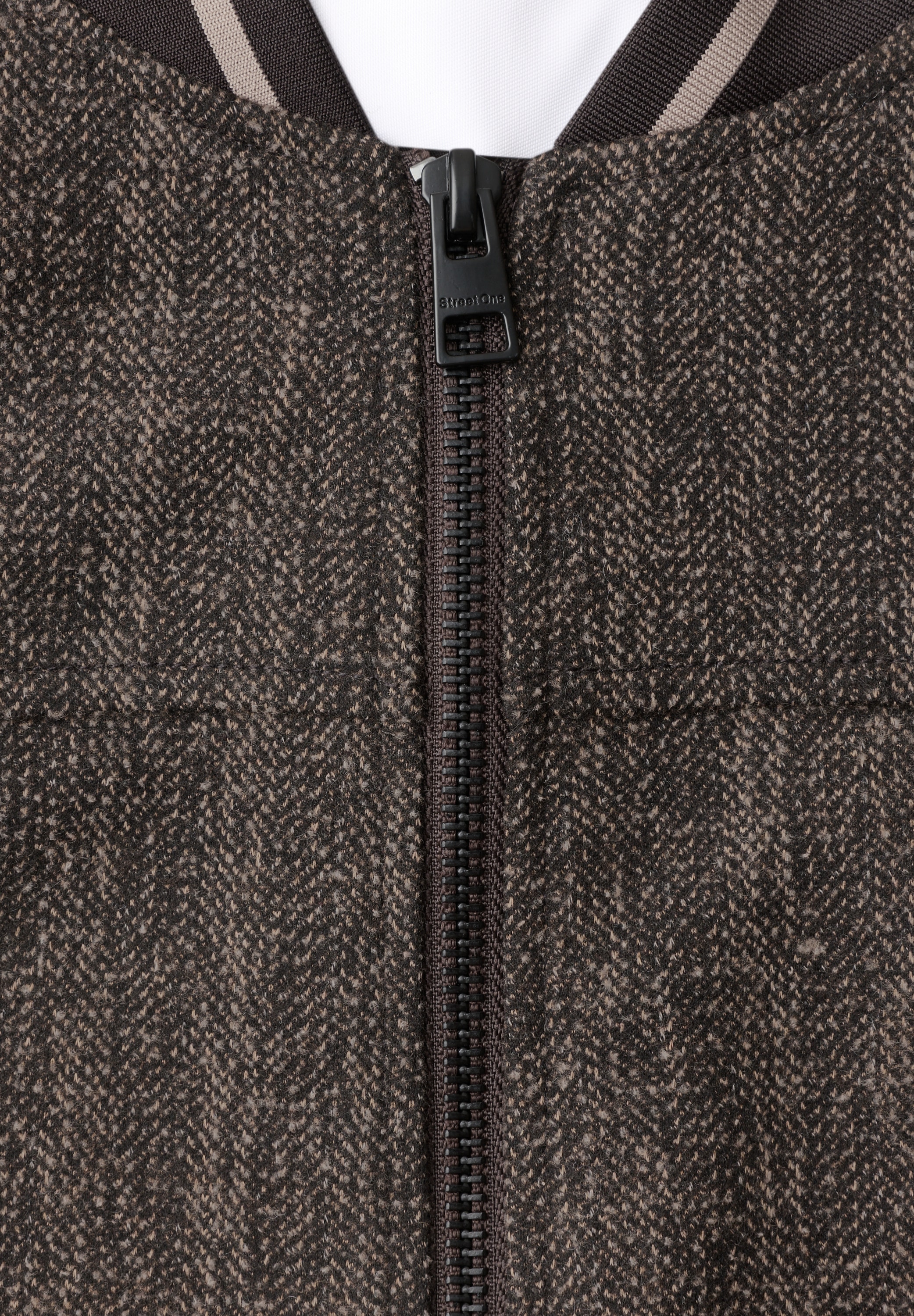STREET ONE Blouson ohne Kapuze aus softem Materialmix