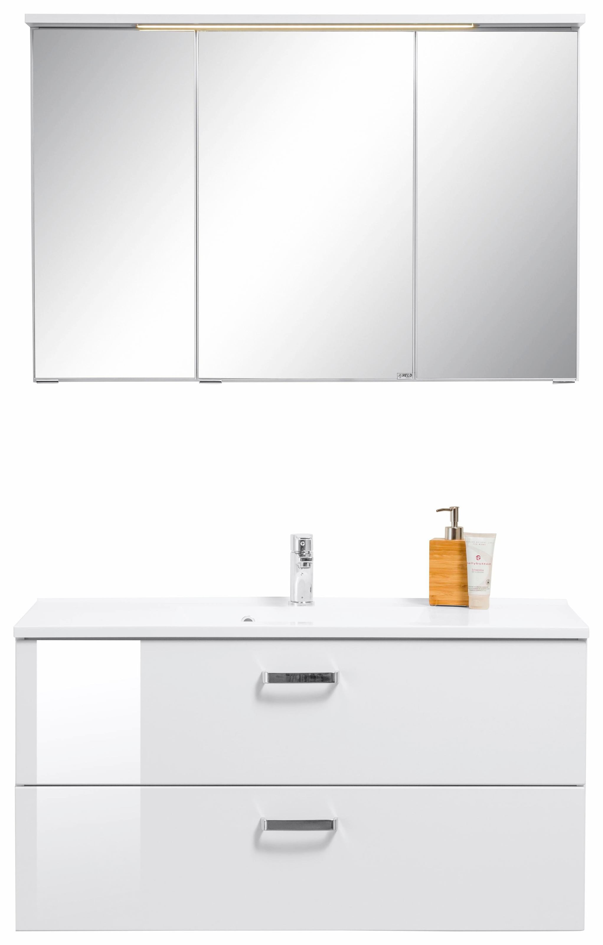 welltime Badmöbel-Set "Ravenna" 2 Stk. tlg. mit Soft-Close Funktion günstig online kaufen
