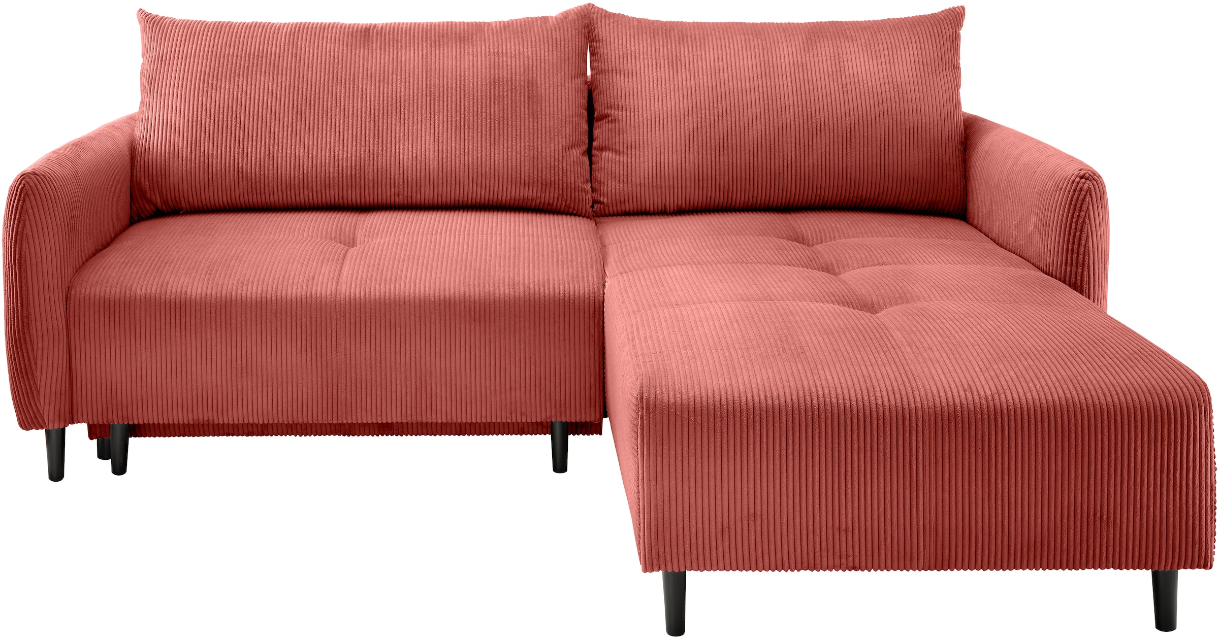 INOSIGN Ecksofa "Mara, L-Form, aktueller Cord Bezug und tolle Farben, schma günstig online kaufen