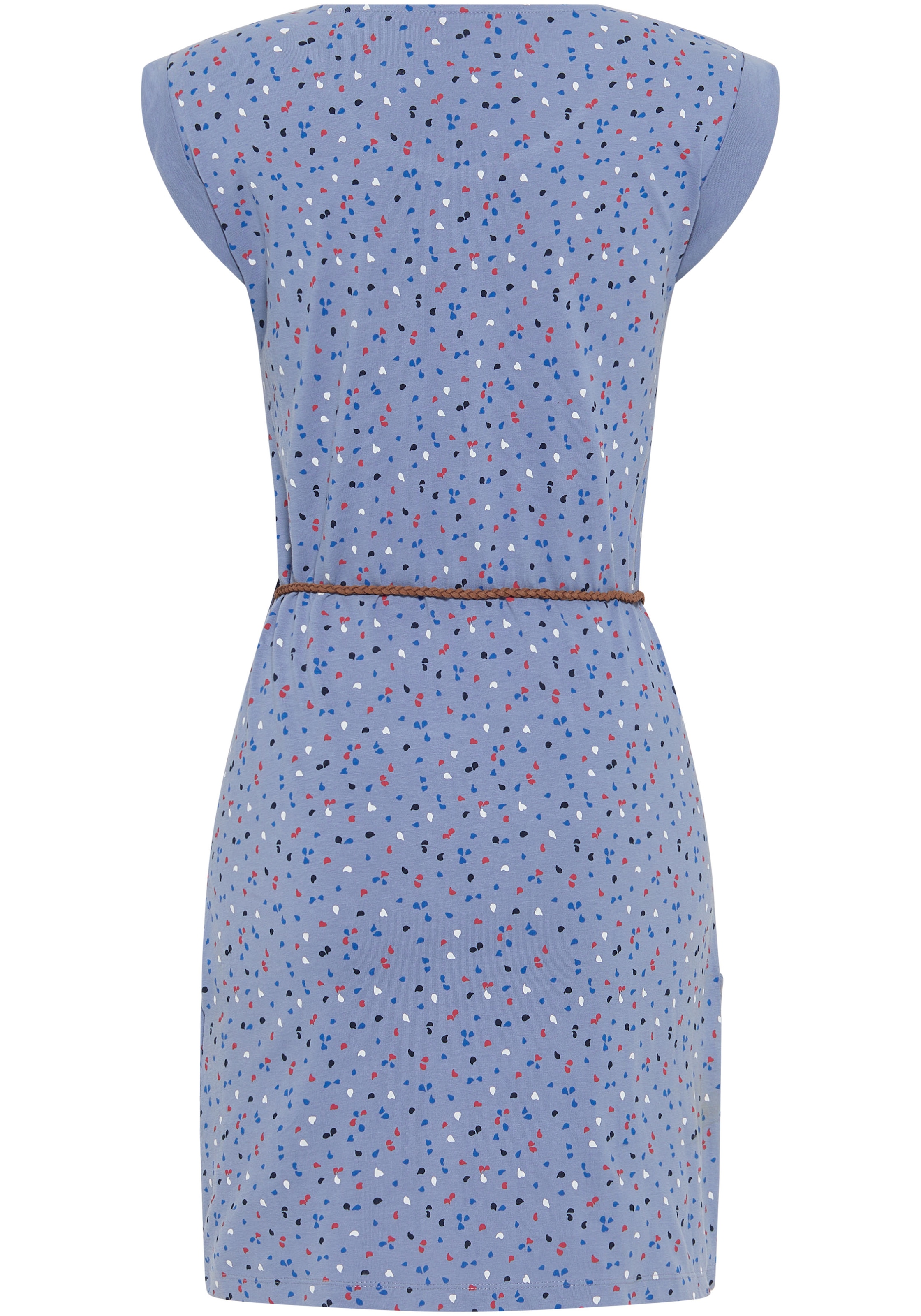 KangaROOS Jerseykleid, (Set, mit abnehmbarem Gürtel), mit Alloverprint