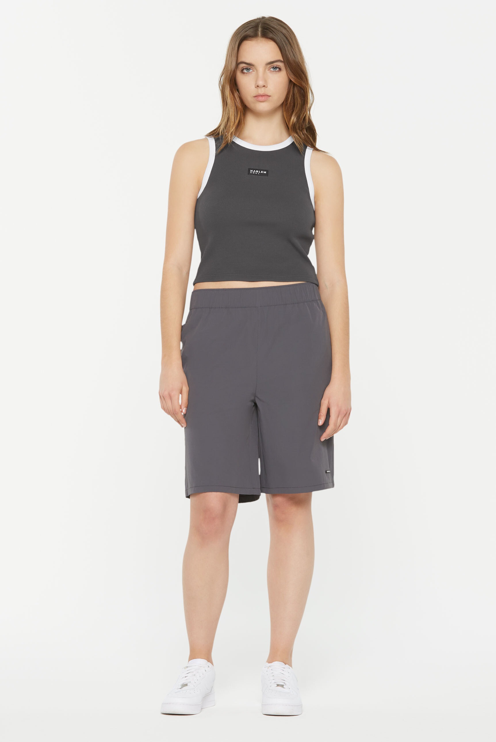Harlem Soul Crop-Top mit Baumwolle