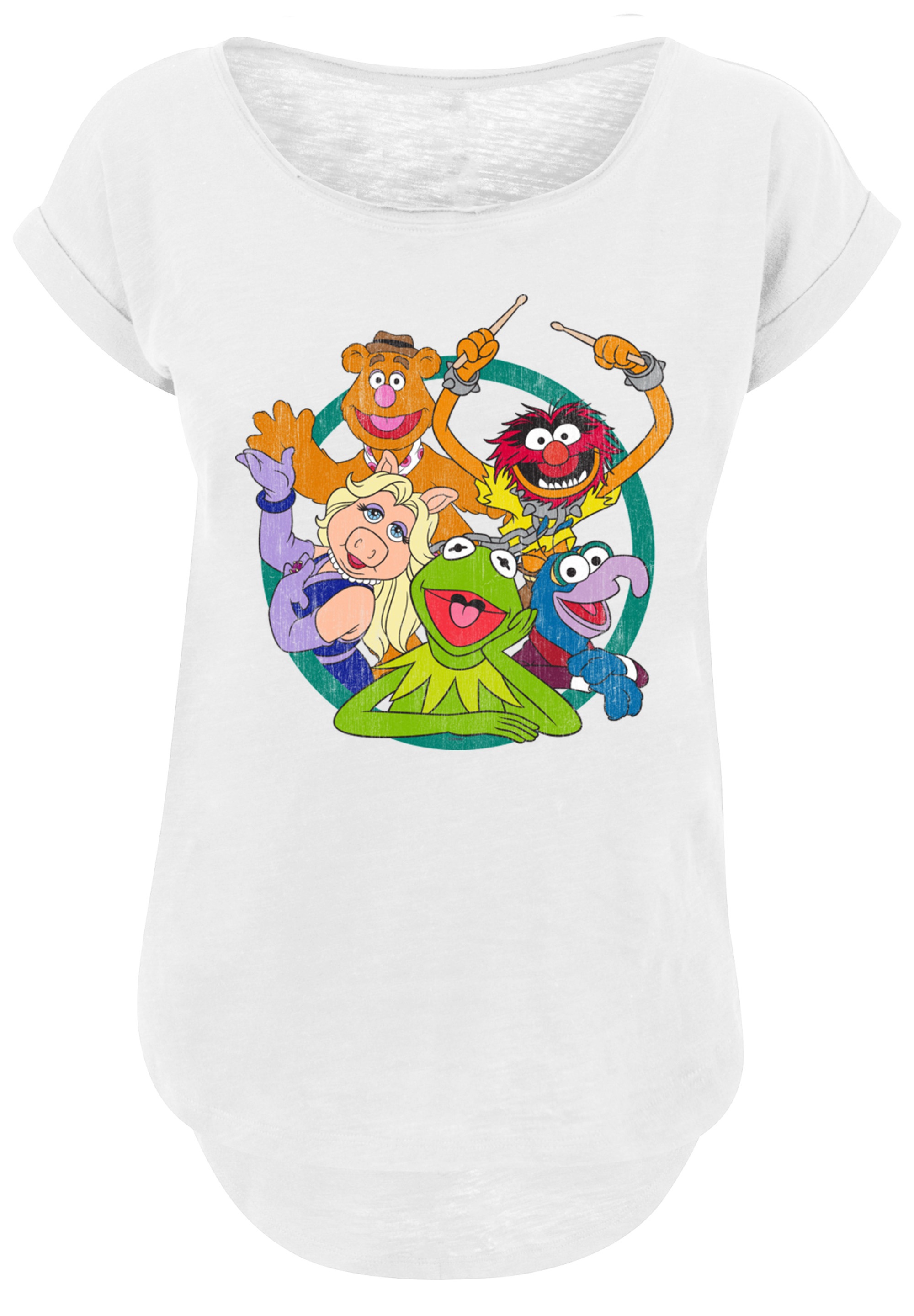 F4NT4STIC T-Shirt »Disney Die Muppets Group Circle«, Print