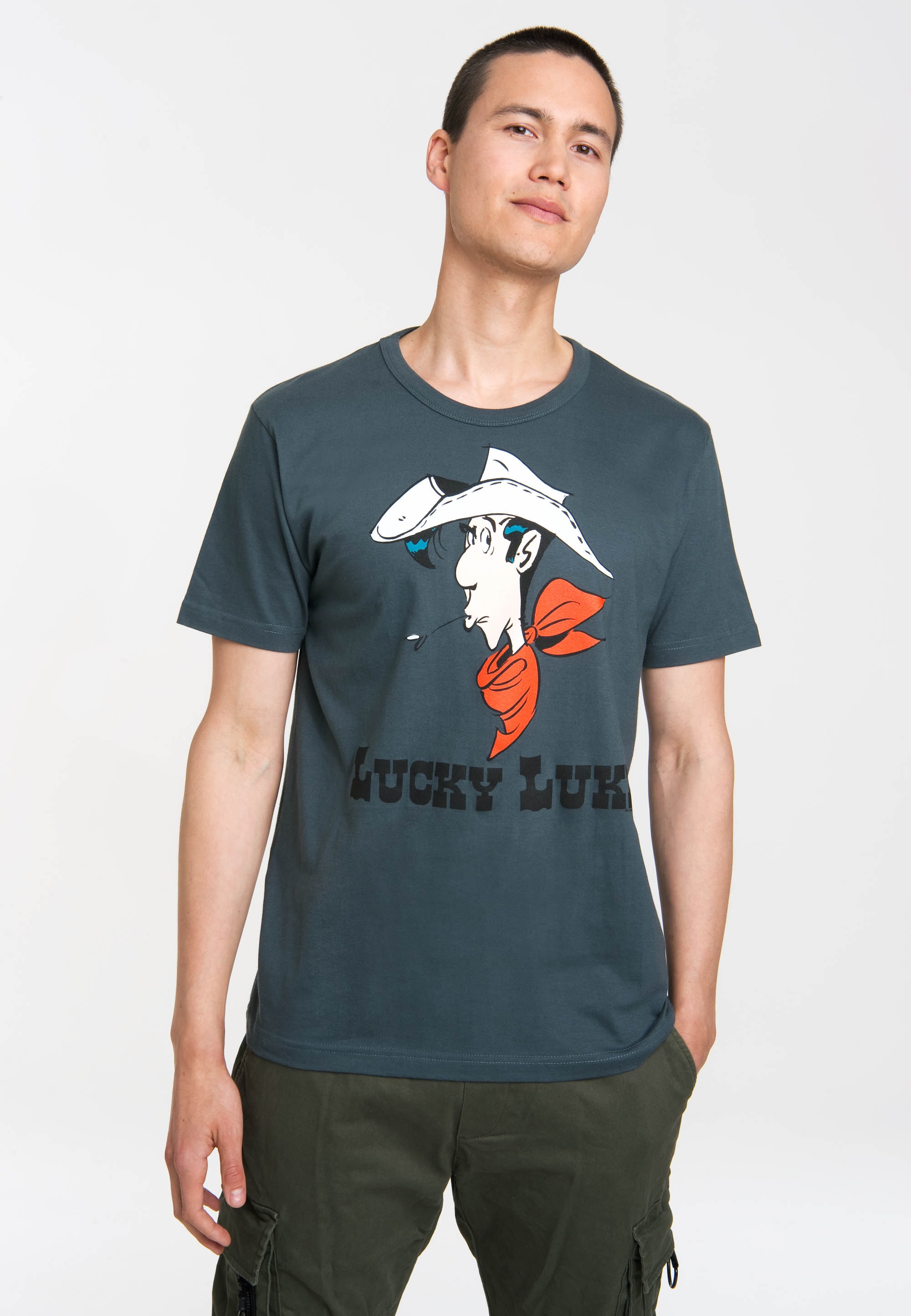 T-Shirt »Lucky Luke Portrait«, mit originellem Aufdruck