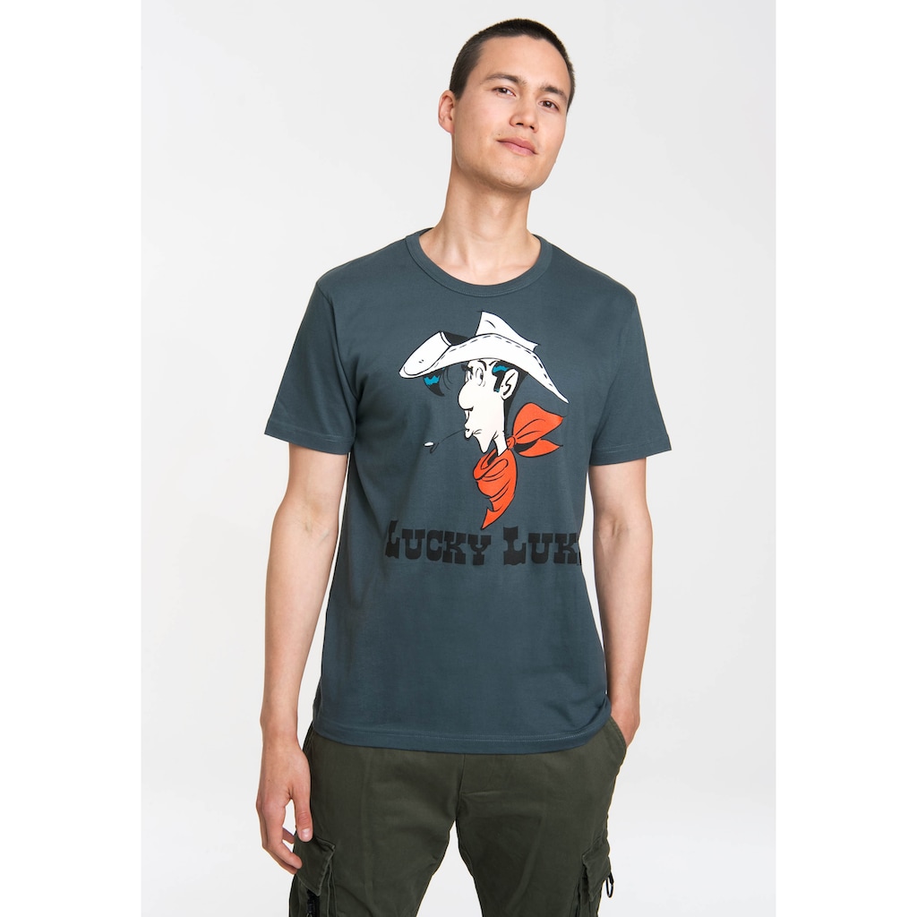 LOGOSHIRT T-Shirt »Lucky Luke Portrait«