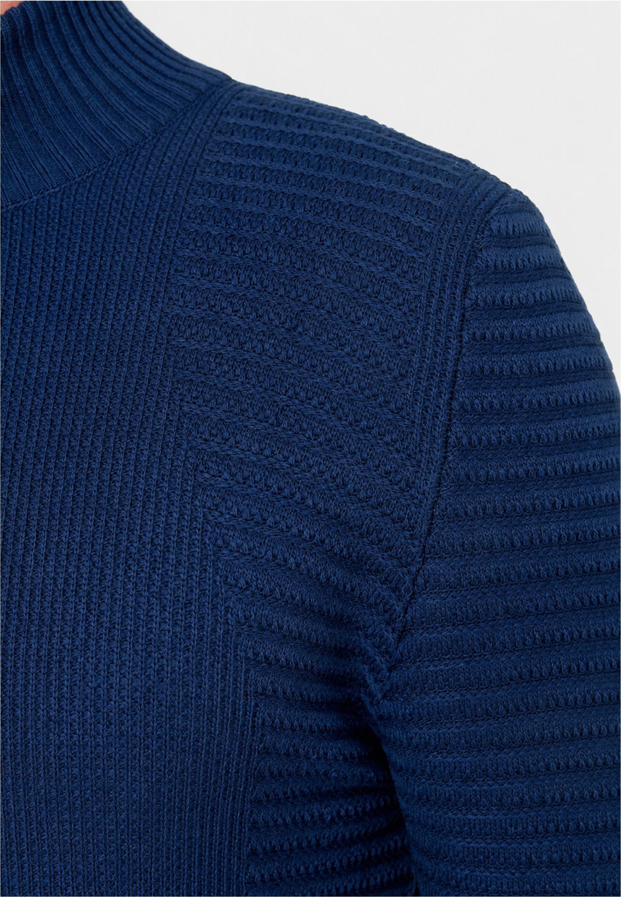 Rusty Neal Strickjacke »Knitwear« mit klassischem Stehkragen