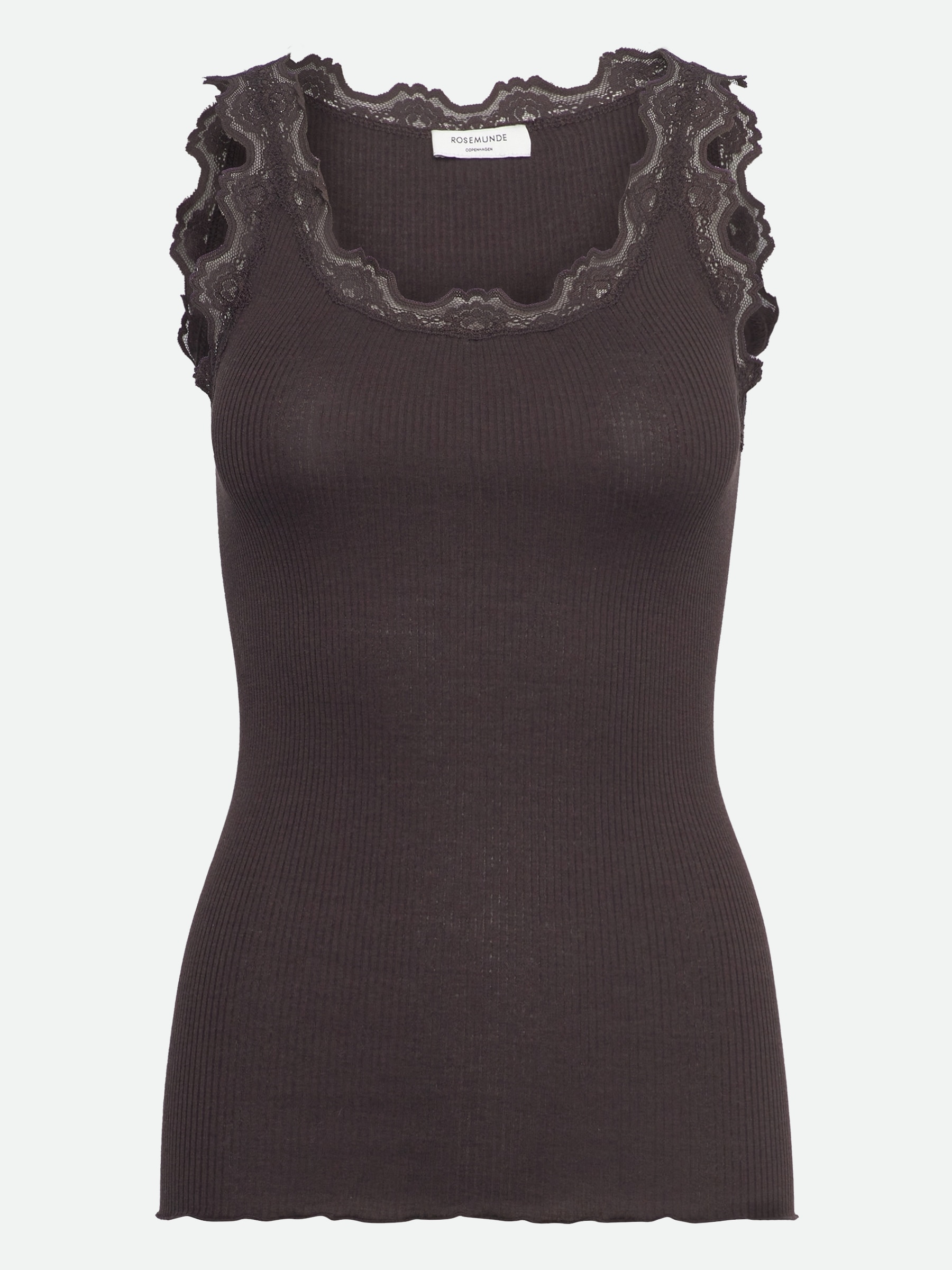 rosemunde Tanktop "Babette Silk Top", wunderschöner Vintage-Spitzenbesatz a günstig online kaufen