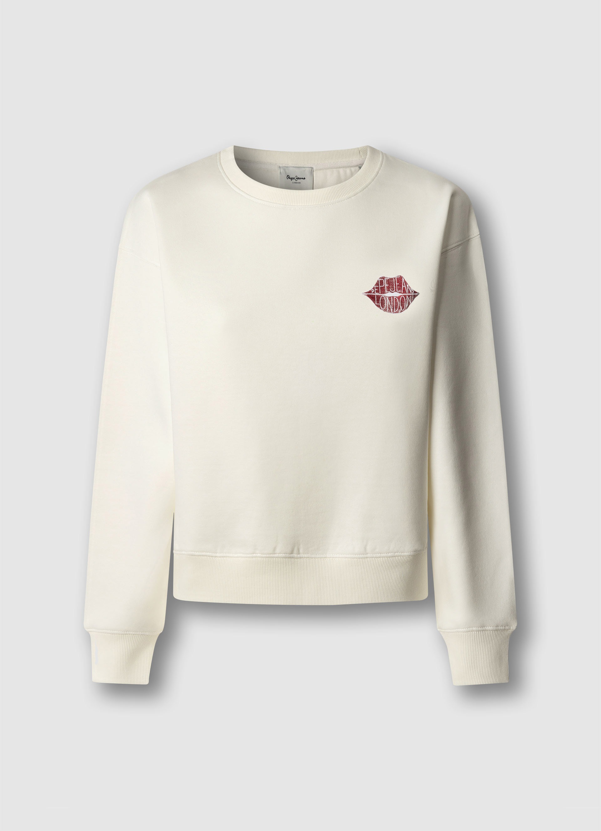 Pepe Jeans Sweatshirt "LETHA", mit geripptem Rundhals günstig online kaufen