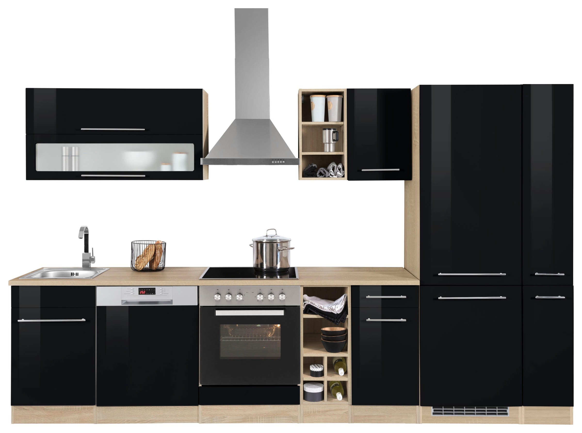 KOCHSTATION Küchenzeile "KS-Eton", ohne E-Geräte, Breite 330 cm günstig online kaufen