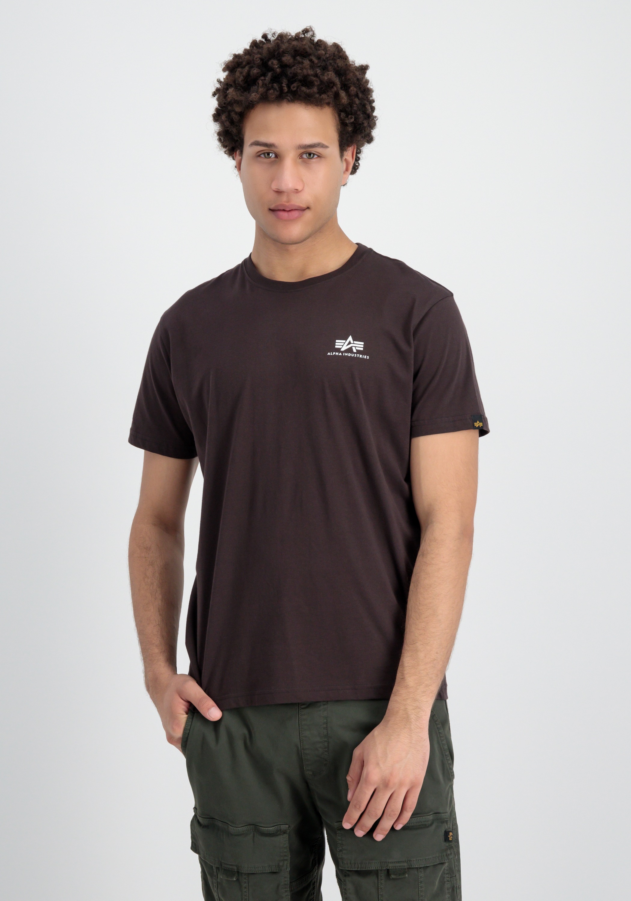 Alpha Industries T-Shirt "Alpha Industries Men - T-Shirts Basic T-Shirt SL" günstig online kaufen