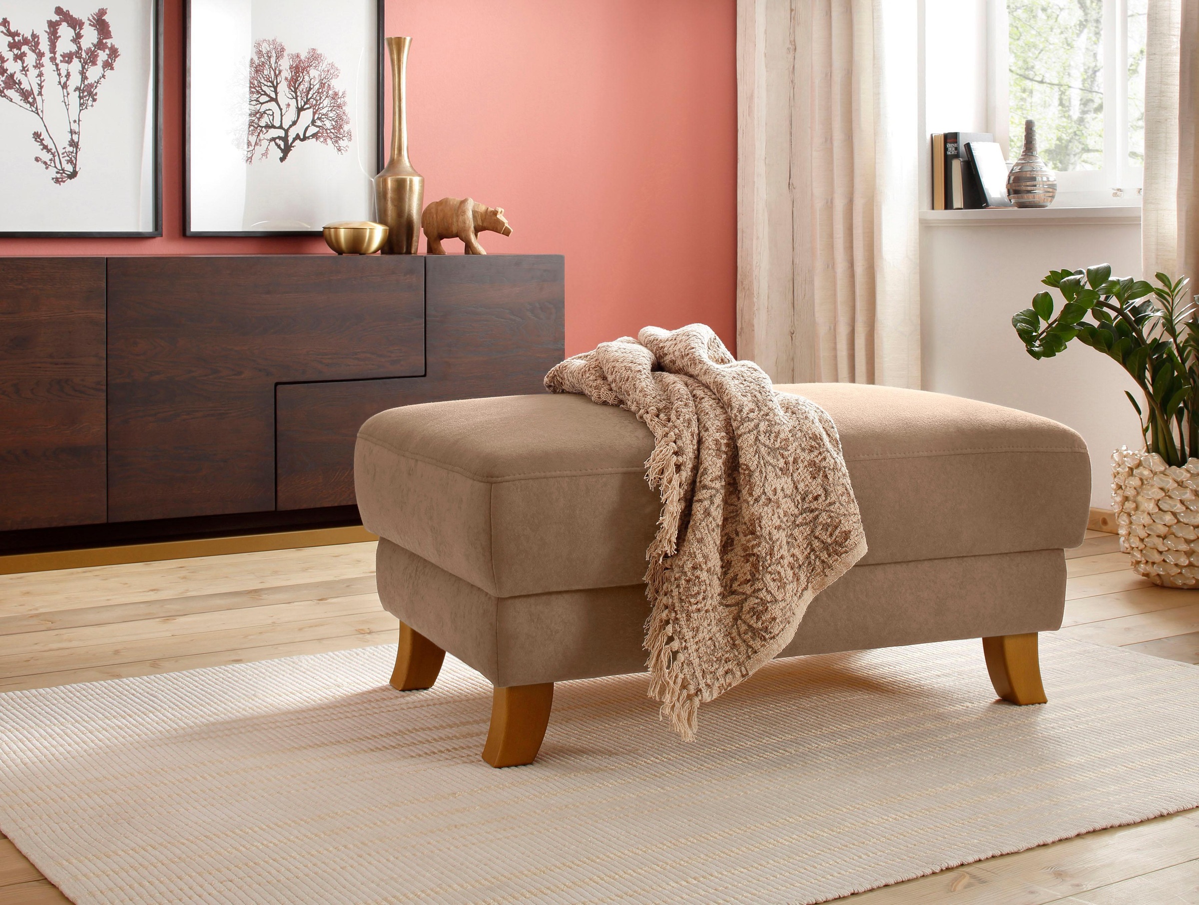 Home affaire Hocker »Trondheim« mit Stauraum und Federkern