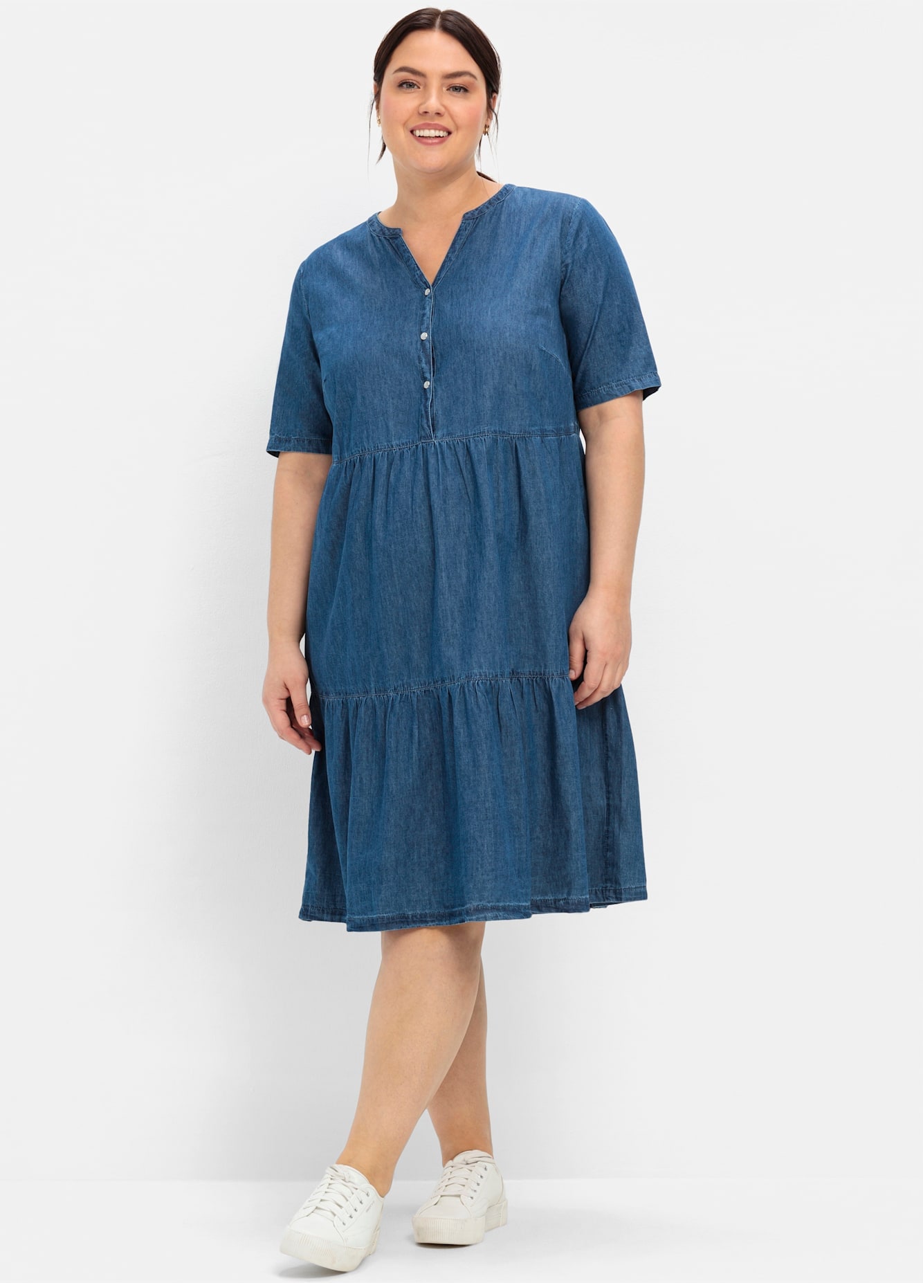 Sheego Jeanskleid "Jeanskleid" günstig online kaufen